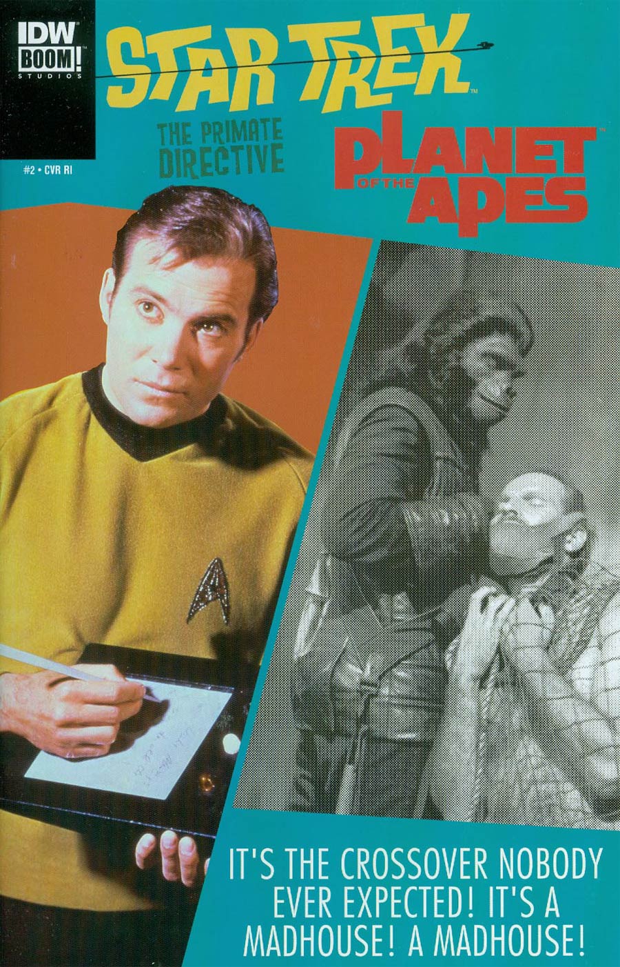 Star Trek Planet Of The Apes #2 Cover C Incentive Gold Key-Style Photo Variant Cover