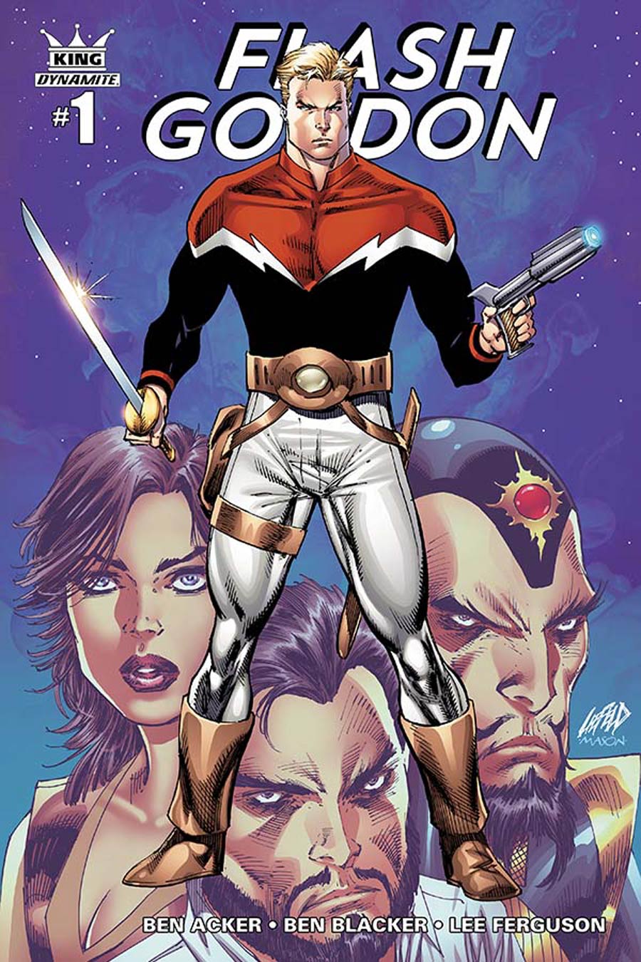 King Flash Gordon #1 Cover C Incentive Rob Liefeld Color Variant Cover