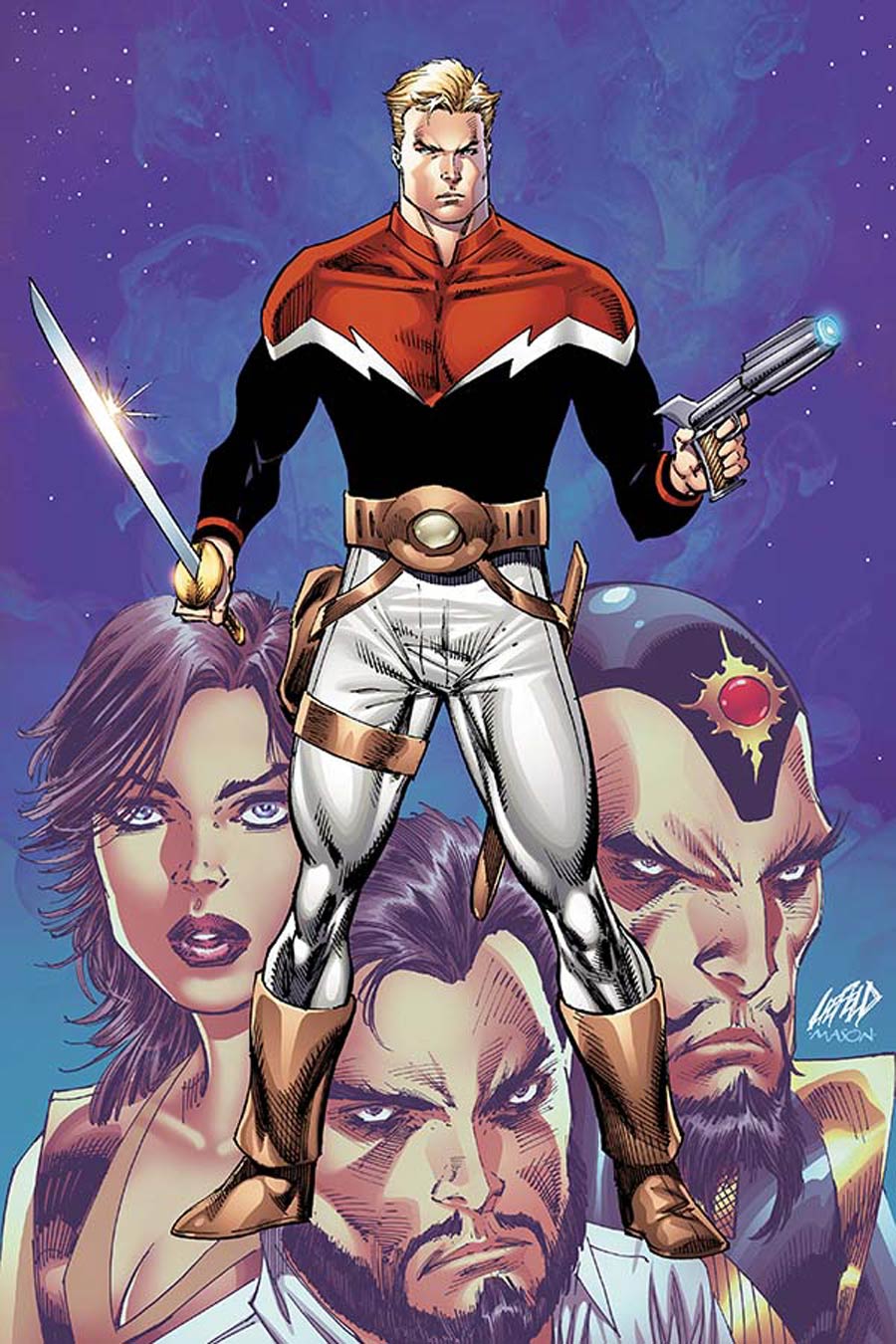 King Flash Gordon #1 Cover H Incentive Rare Rob Liefeld Virgin Cover