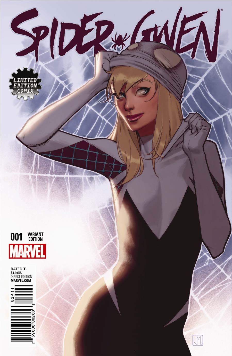 Spider-Gwen #1 Cover G Limited Edition Comix Exclusive Jorge Molina Variant Cover