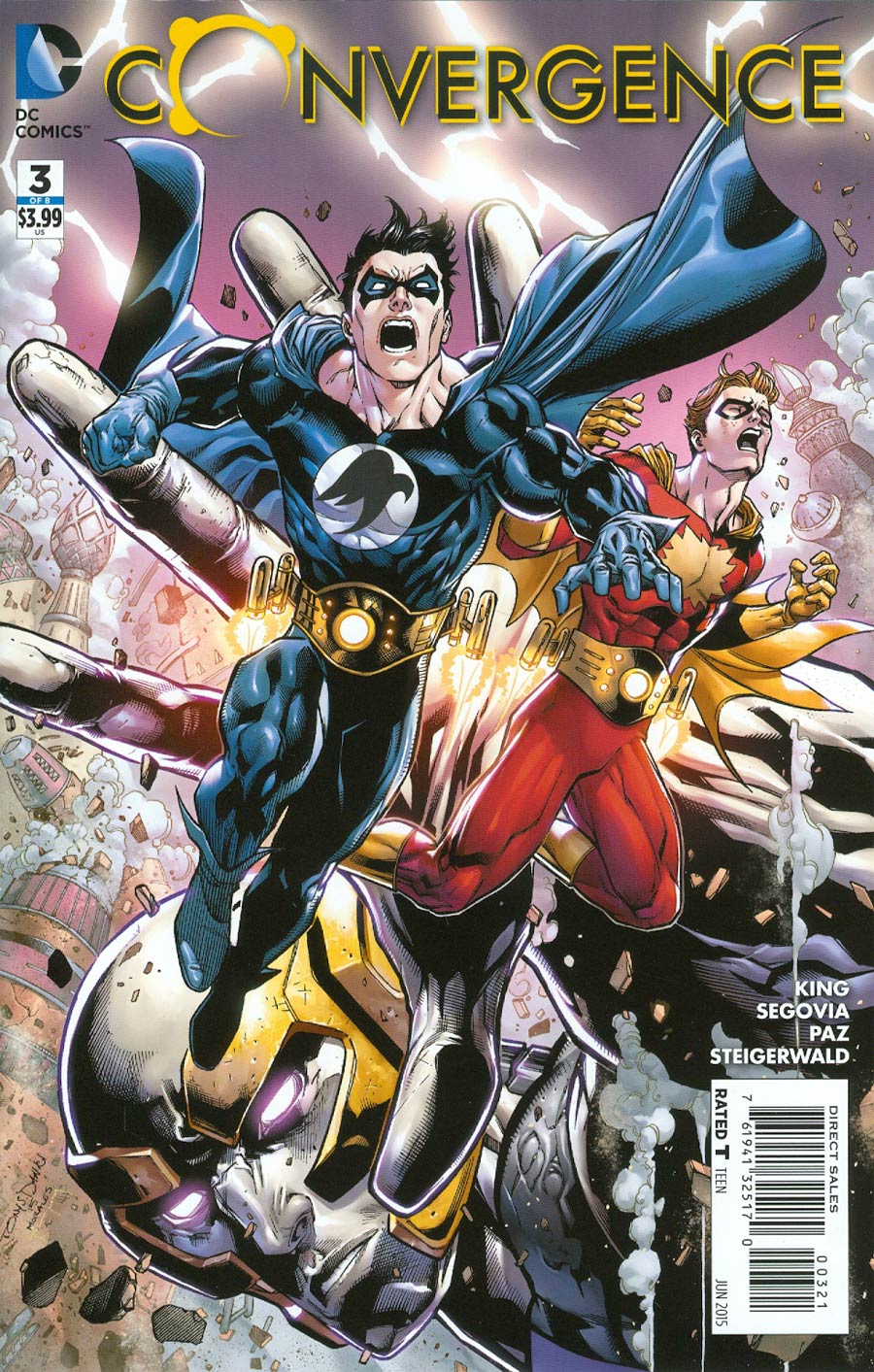 Convergence #3 Cover B Variant Tony S Daniel Cover