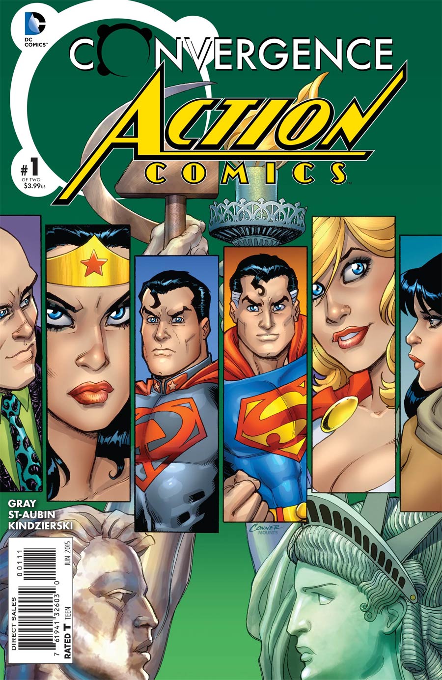 Convergence Action Comics #1 Cover A Regular Amanda Conner Cover