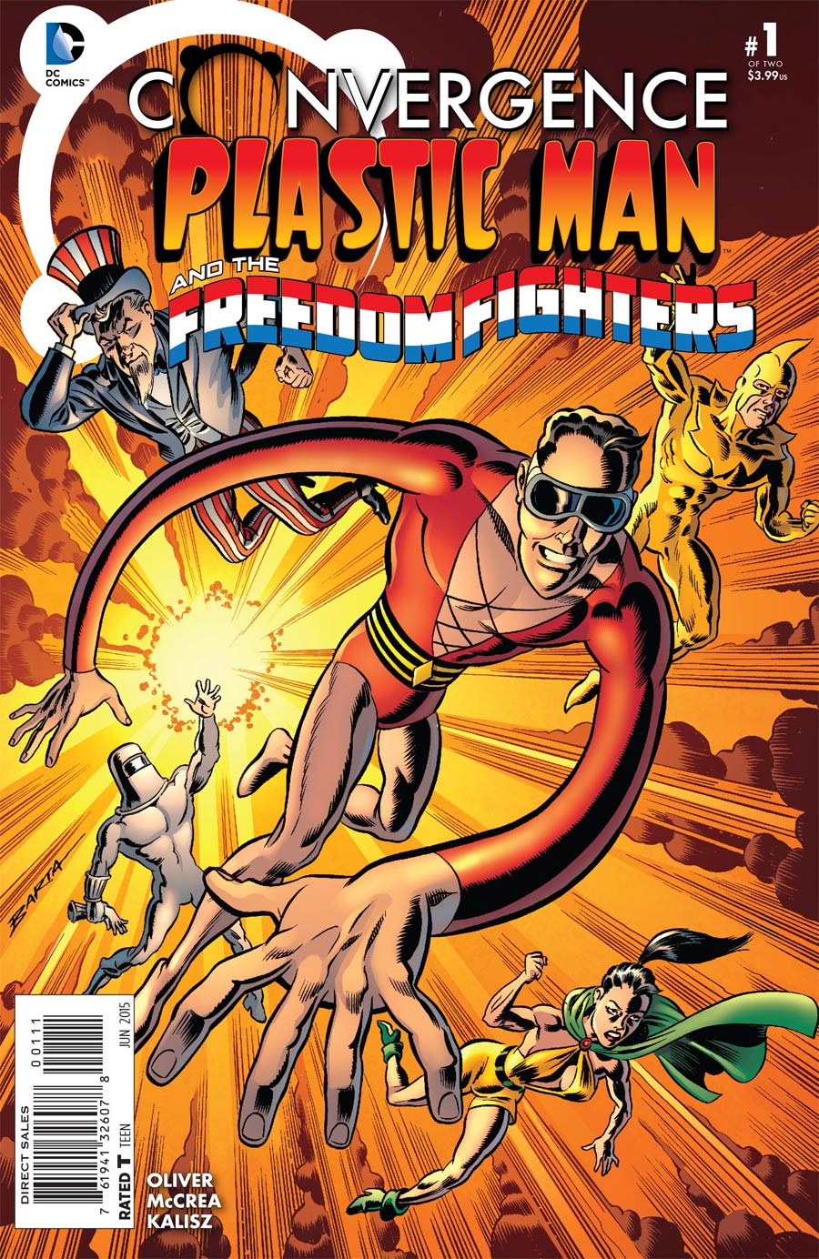 Convergence Plastic Man And The Freedom Fighters #1 Cover A Regular Hilary Barta Cover