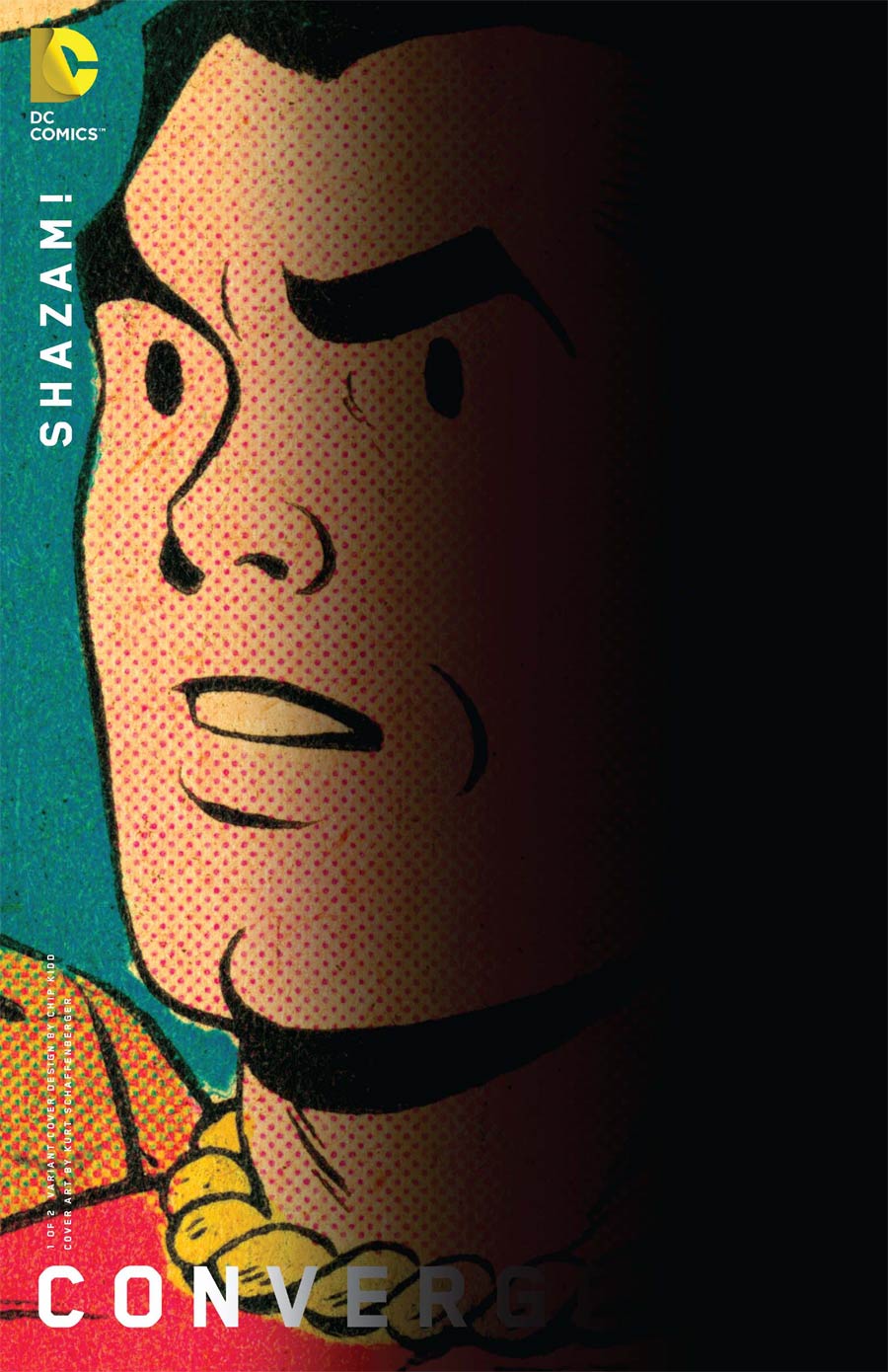 Convergence SHAZAM #1 Cover B Variant Chip Kidd Cover