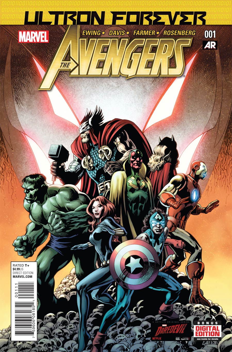 Avengers Ultron Forever #1 Cover A Regular Alan Davis Cover (Ultron Forever Part 1)