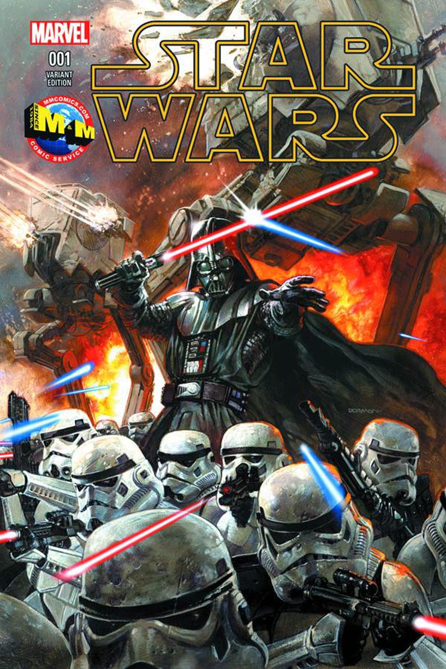 Star Wars Vol 4 #1 Cover Z-Z-F DF M&M Exclusive Dave Dorman Variant Cover