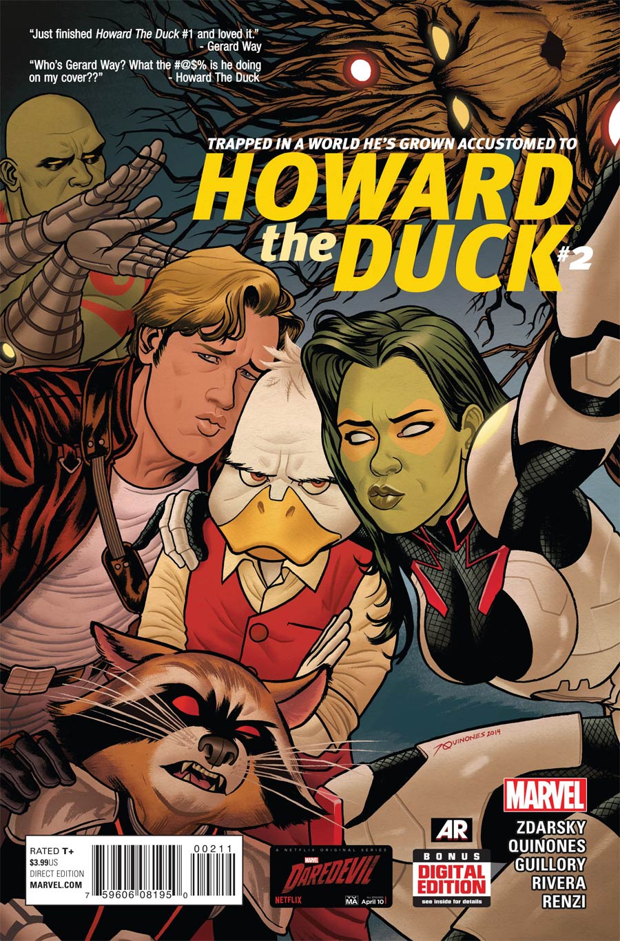 Howard The Duck Vol 4 #2 Cover A 1st Ptg Regular Joe Quinones Cover