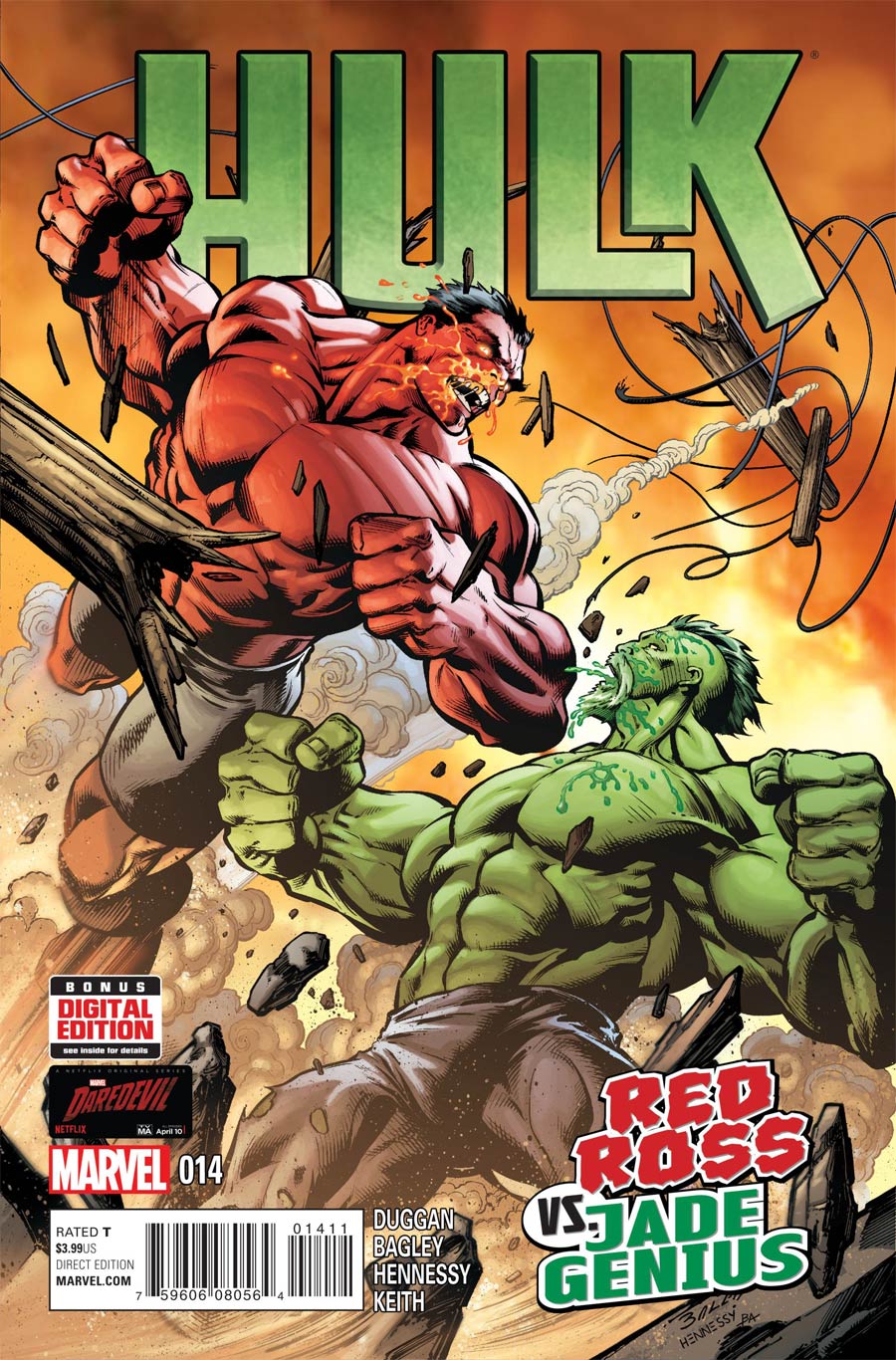 Hulk Vol 3 #14 Cover A Regular Mark Bagley Cover