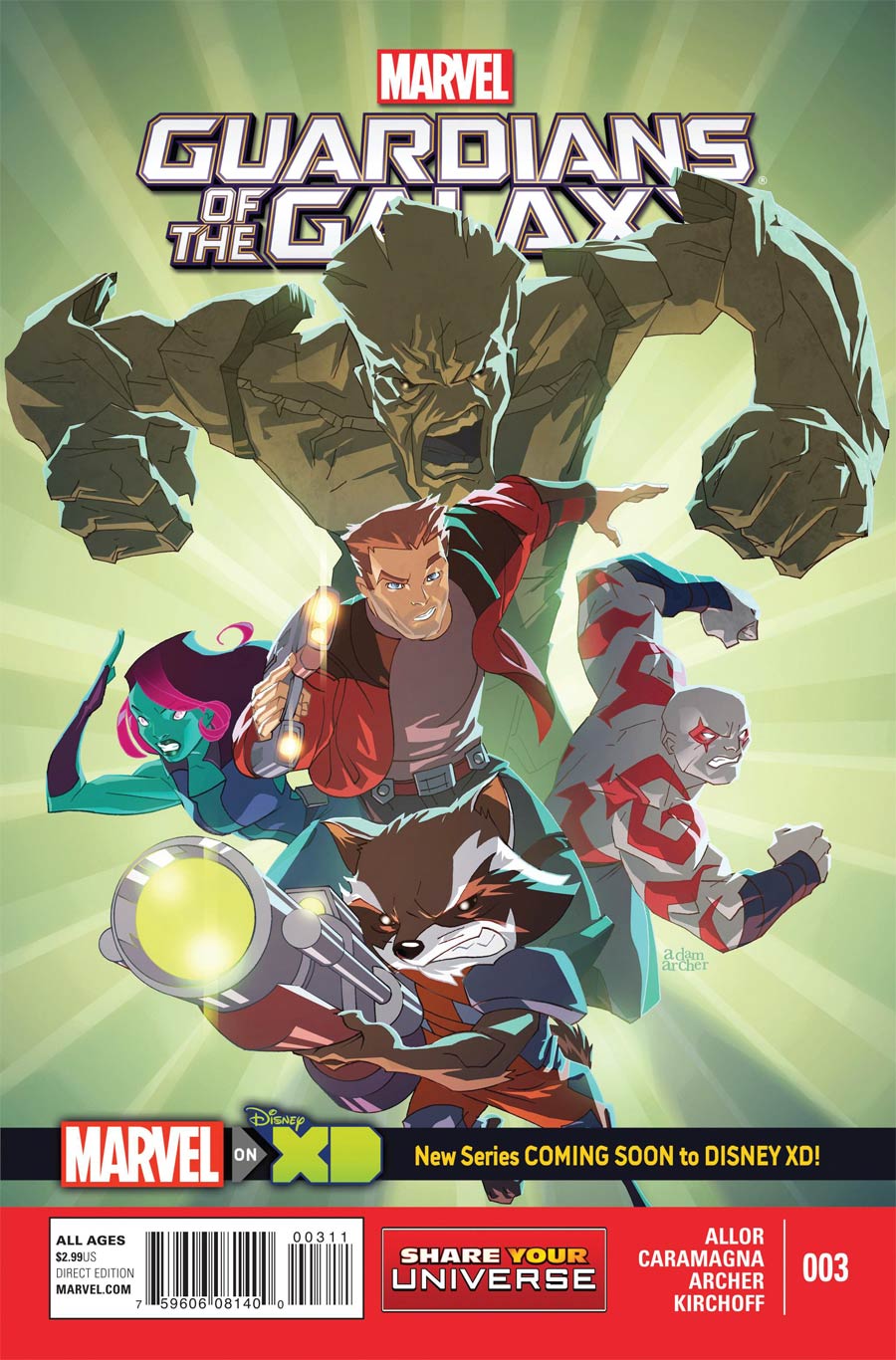 Marvel Universe Guardians Of The Galaxy #3