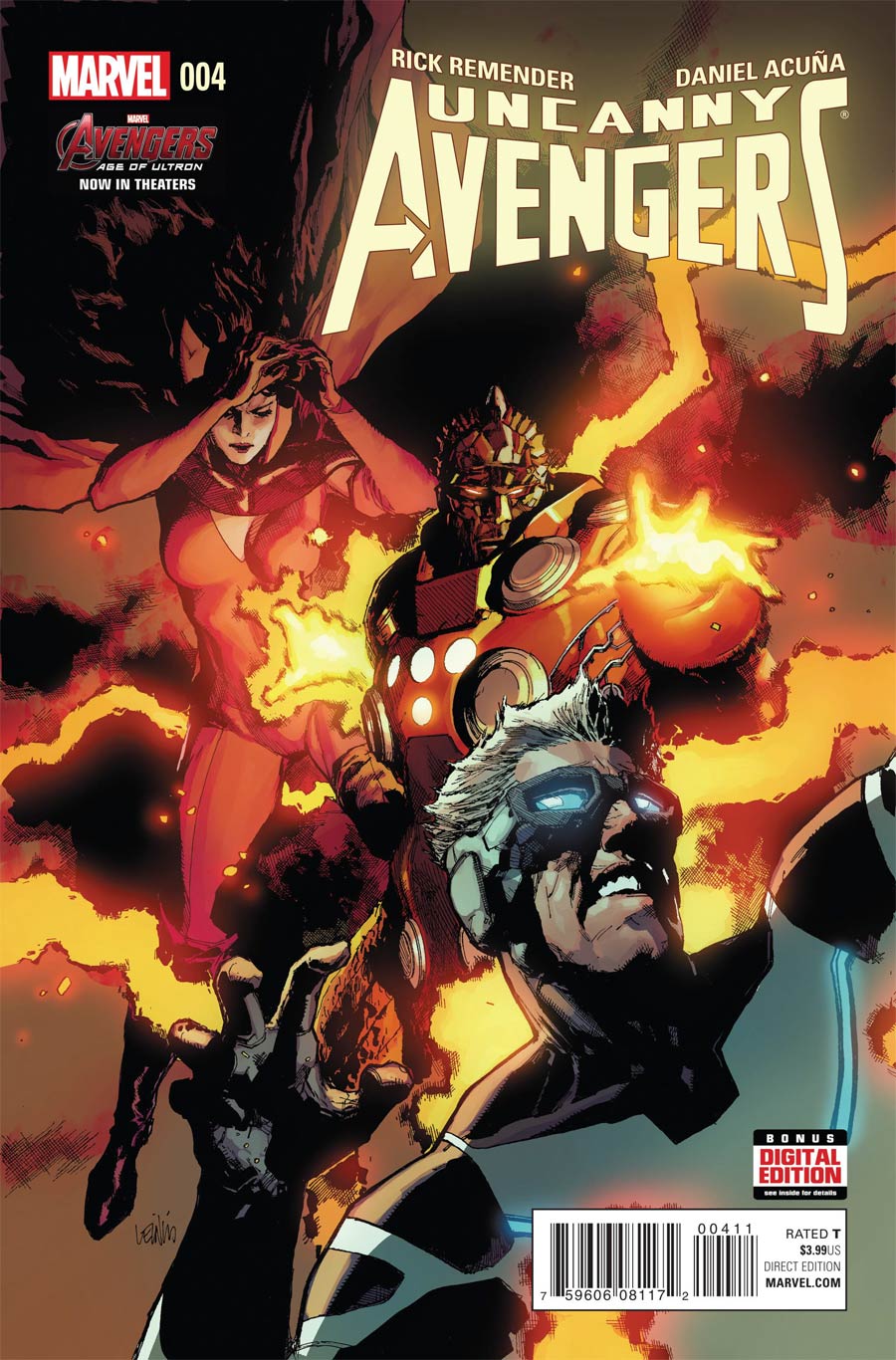 Uncanny Avengers Vol 2 #4 Cover A Regular Leinil Francis Yu Cover
