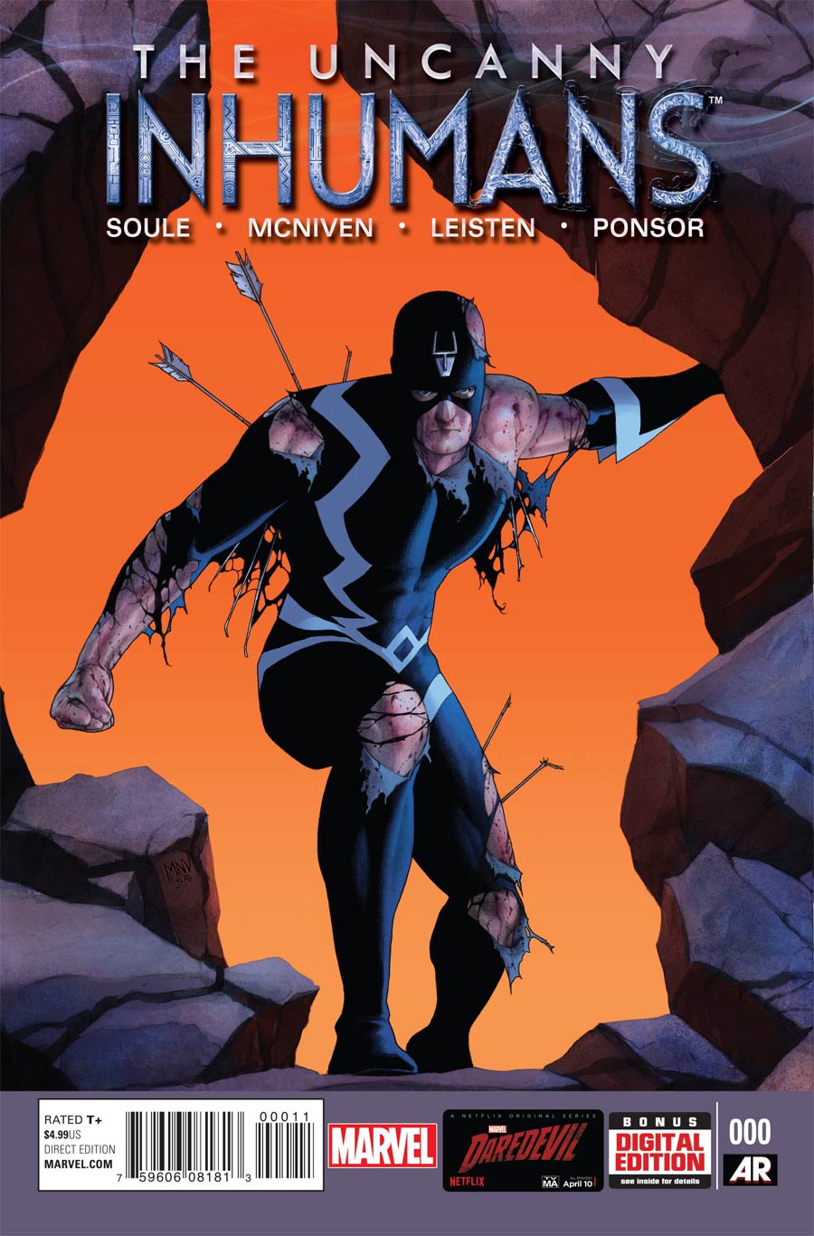 Uncanny Inhumans #0 Cover A Regular Steve McNiven Cover