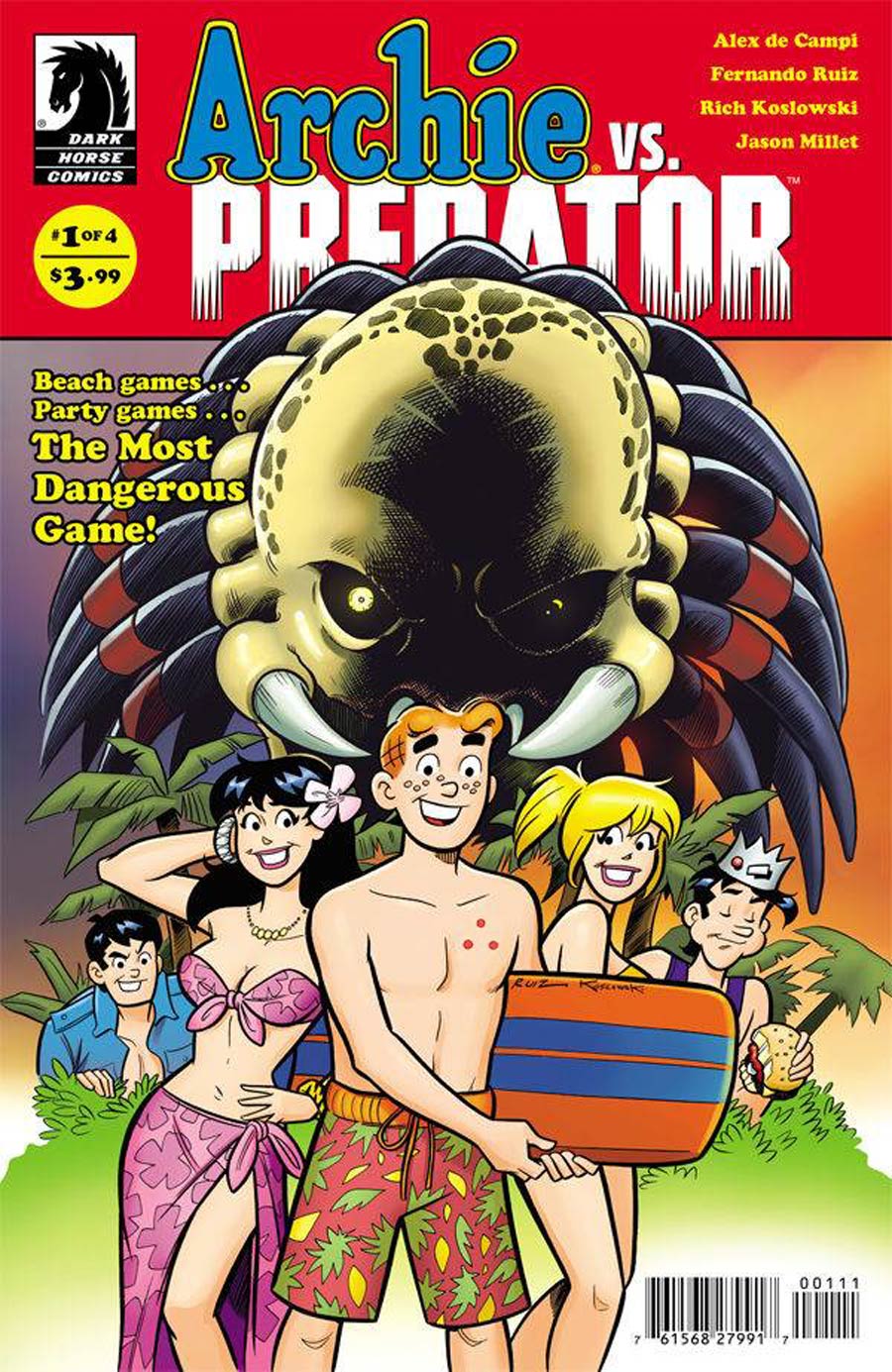Archie vs Predator #1 Cover A Regular Fernando Ruiz Cover