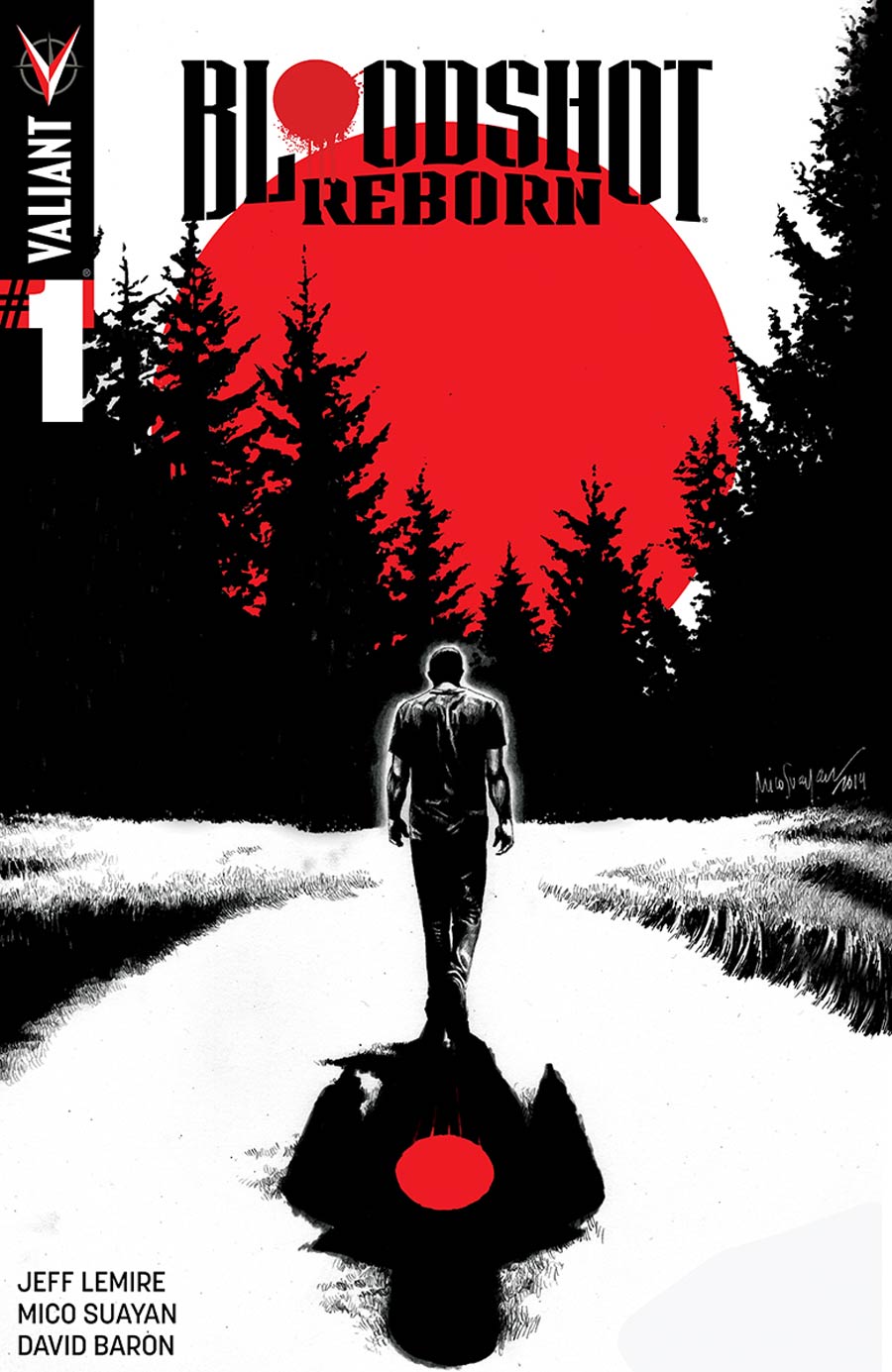 Bloodshot Reborn #1 Cover B Variant Mico Suayan Cover