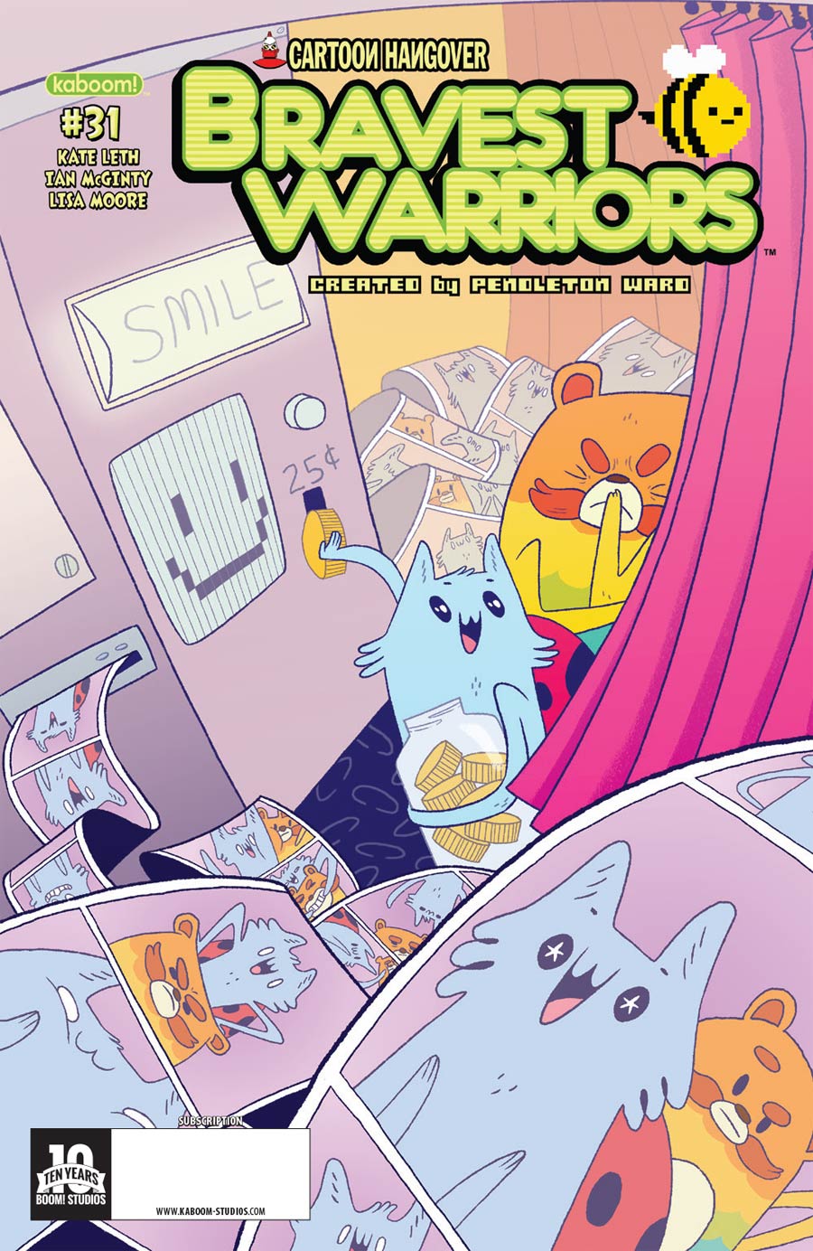 Bravest Warriors #31 Cover B Variant Reed Black Subscription Cover