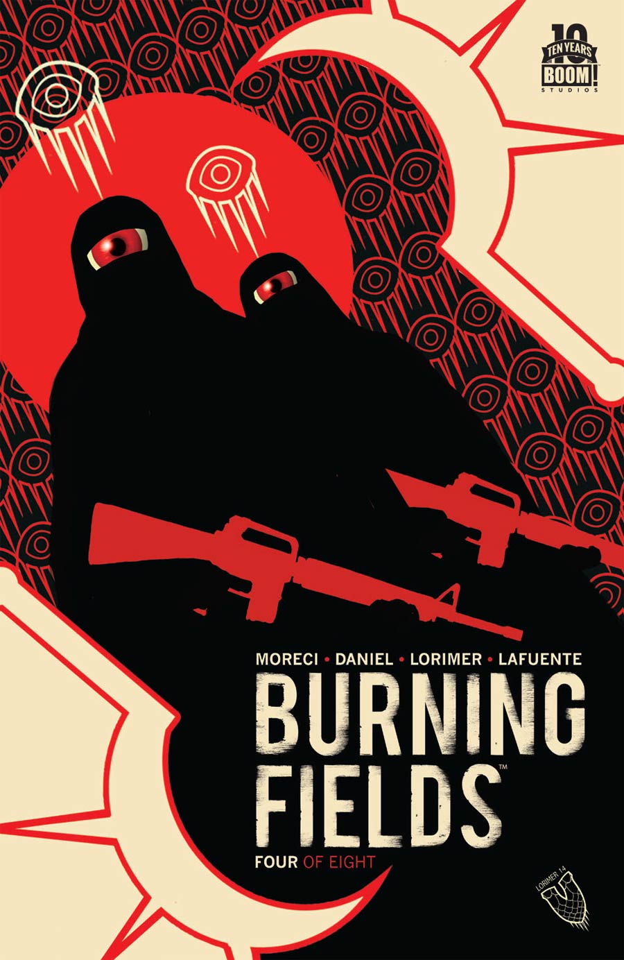 Burning Fields #4 Cover A Regular Colin Lorimer Cover