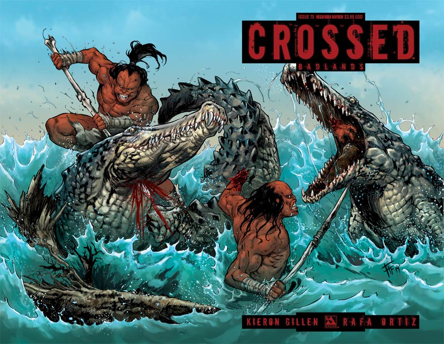 Crossed Badlands #75 Cover H Megafauna Mayhem Cover