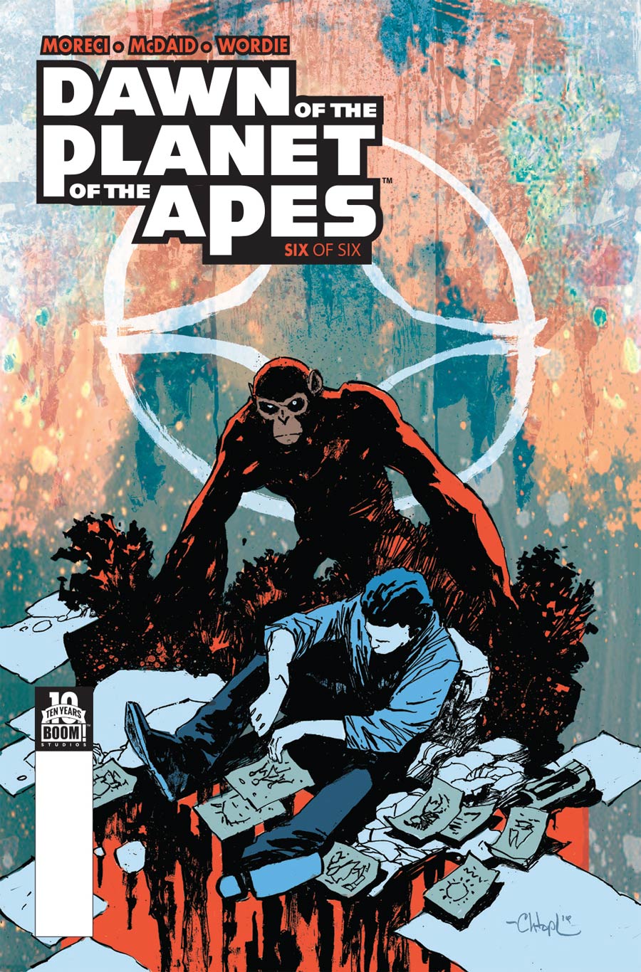 Dawn Of The Planet Of The Apes #6 Cover A Regular Christopher Mitten Cover