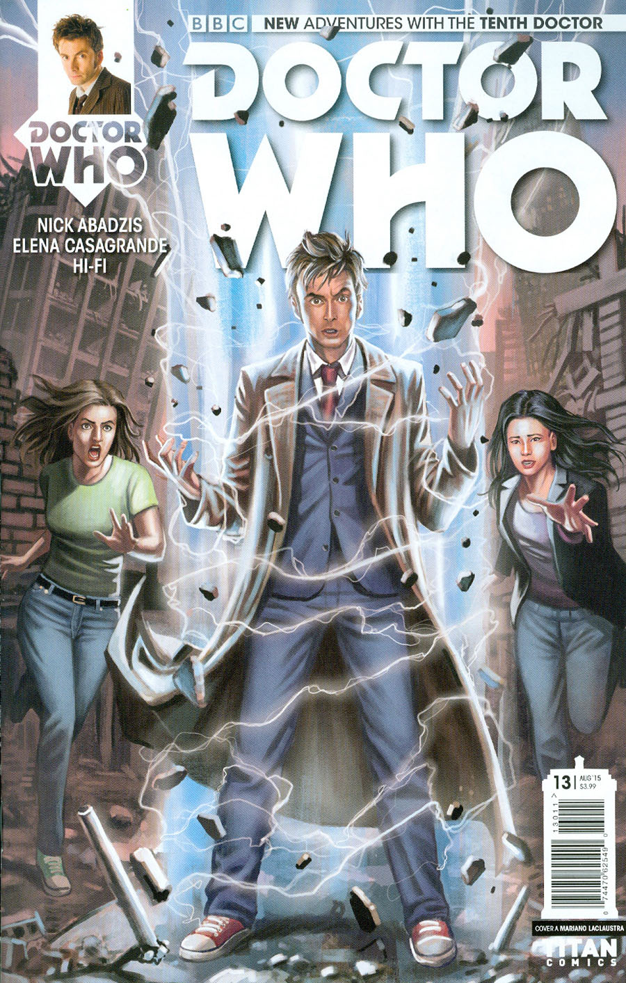 Doctor Who 10th Doctor #13 Cover A Regular Mariano Laclaustra Cover