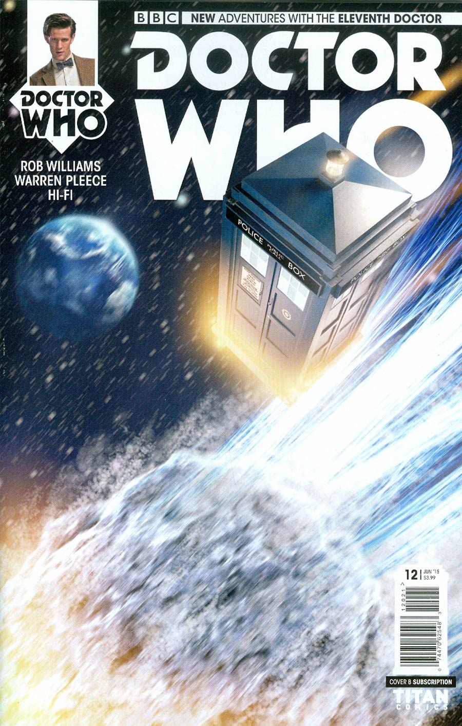 Doctor Who 11th Doctor #12 Cover B Variant Photo Subscription Cover