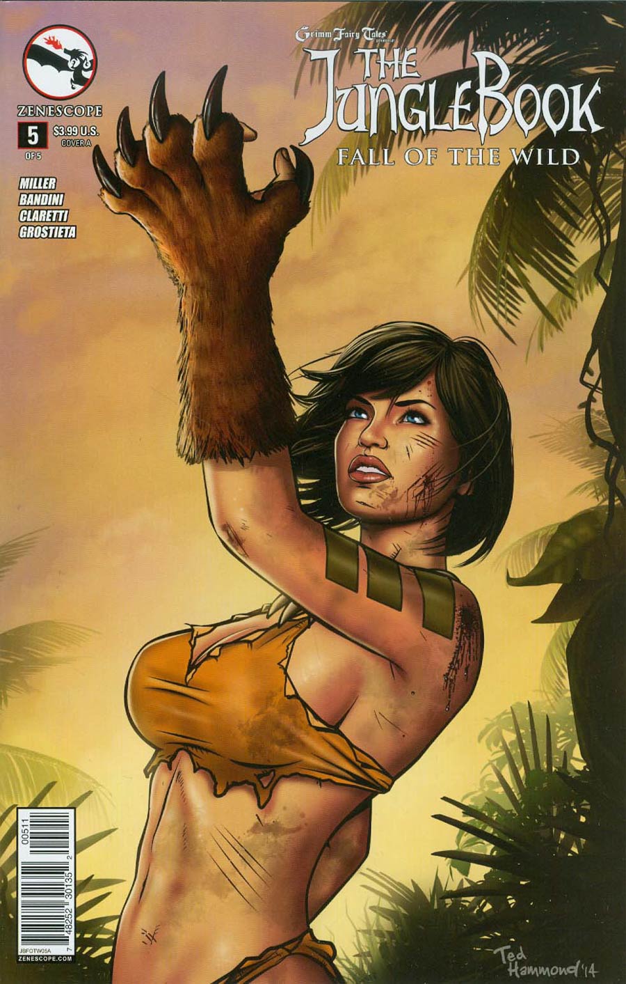 Grimm Fairy Tales Presents Jungle Book Fall Of The Wild #5 Cover A Ted Hammond