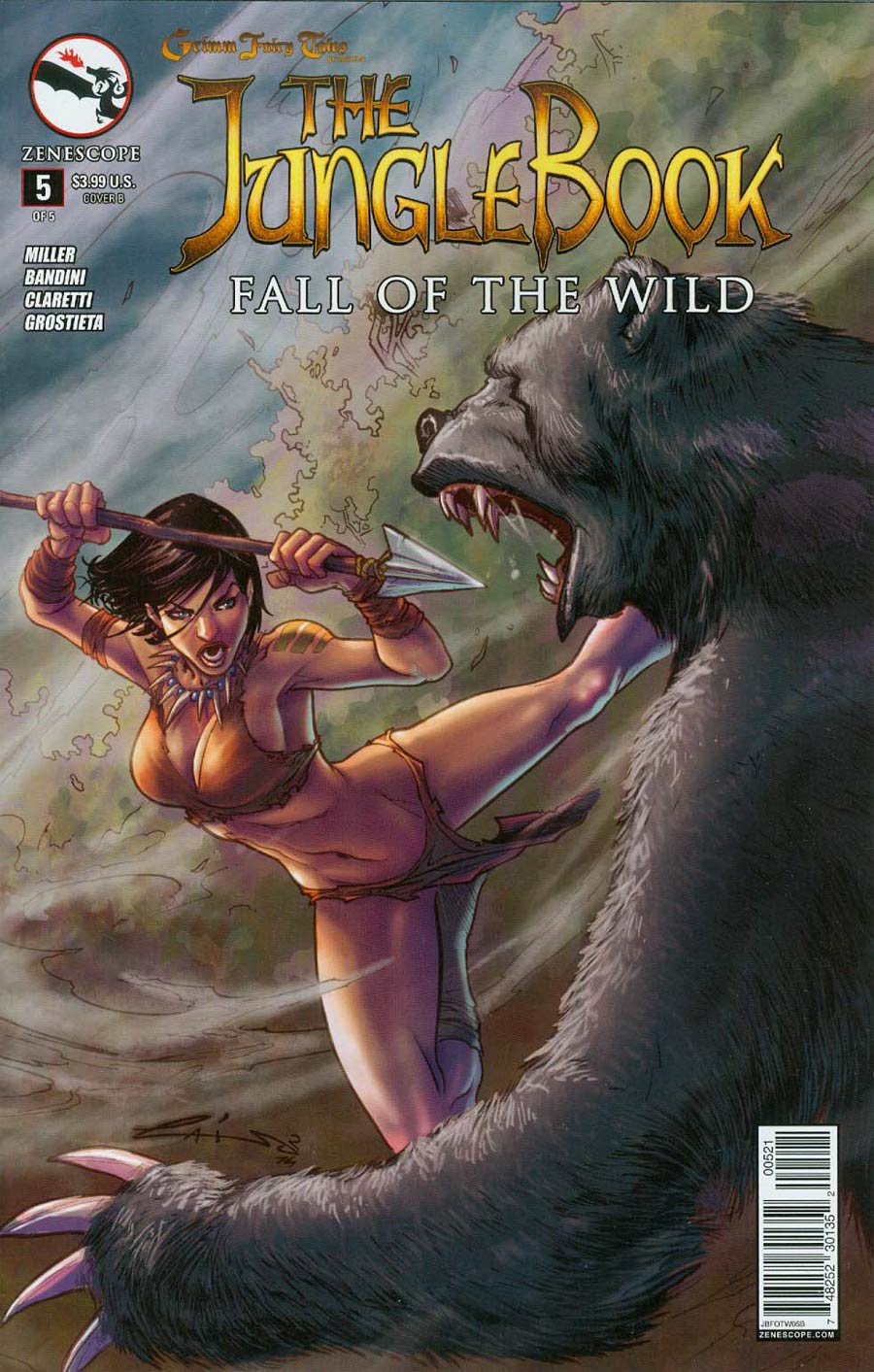Grimm Fairy Tales Presents Jungle Book Fall Of The Wild #5 Cover B Emilio Laiso