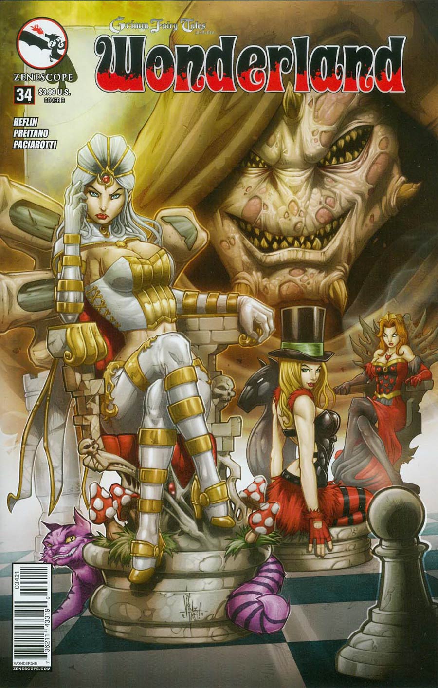 Grimm Fairy Tales Presents Wonderland Vol 2 #34 Cover B Vinz El Tabanas