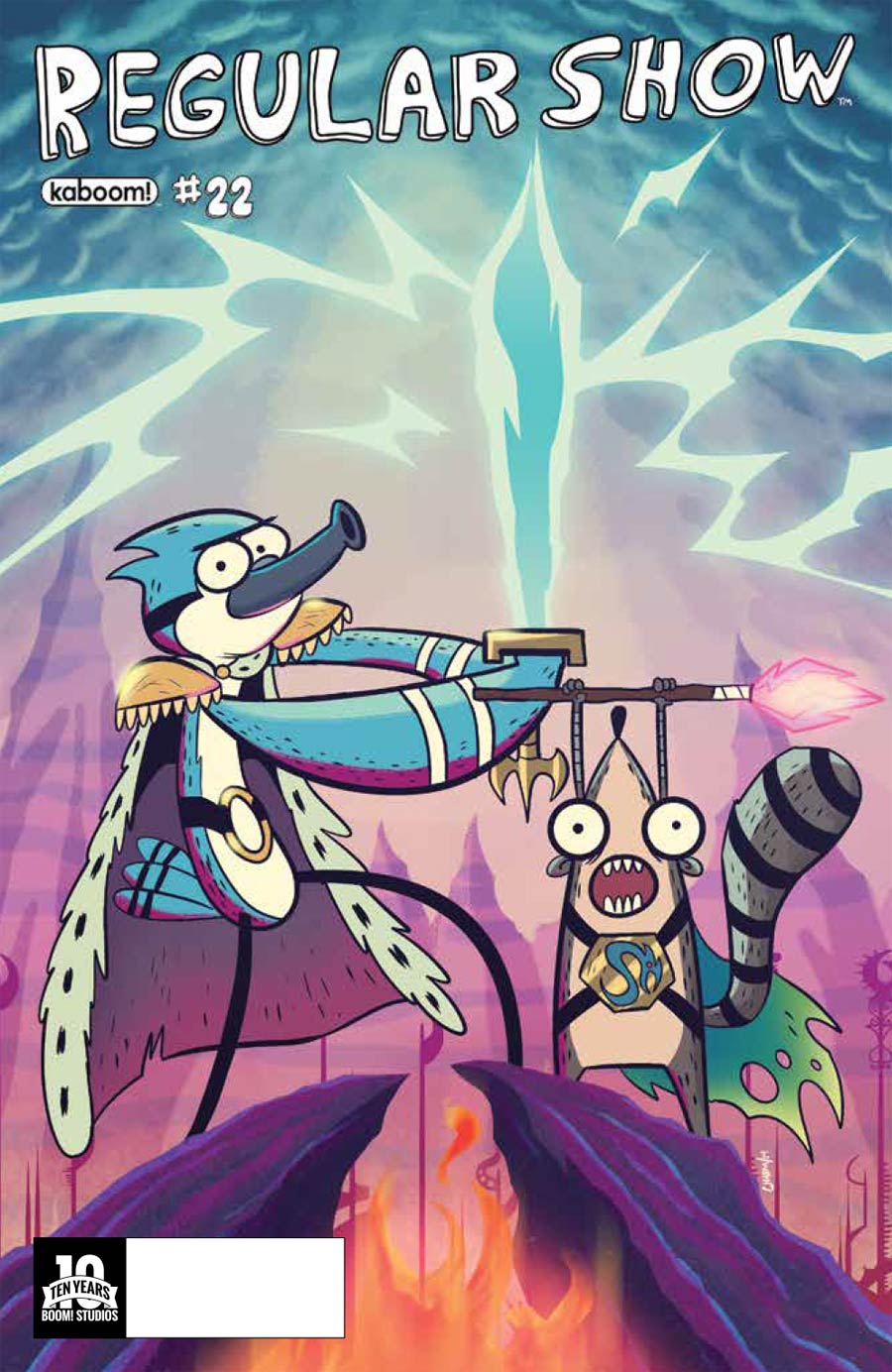 Regular Show #22 Cover B Variant Derek Charm Subscription Cover