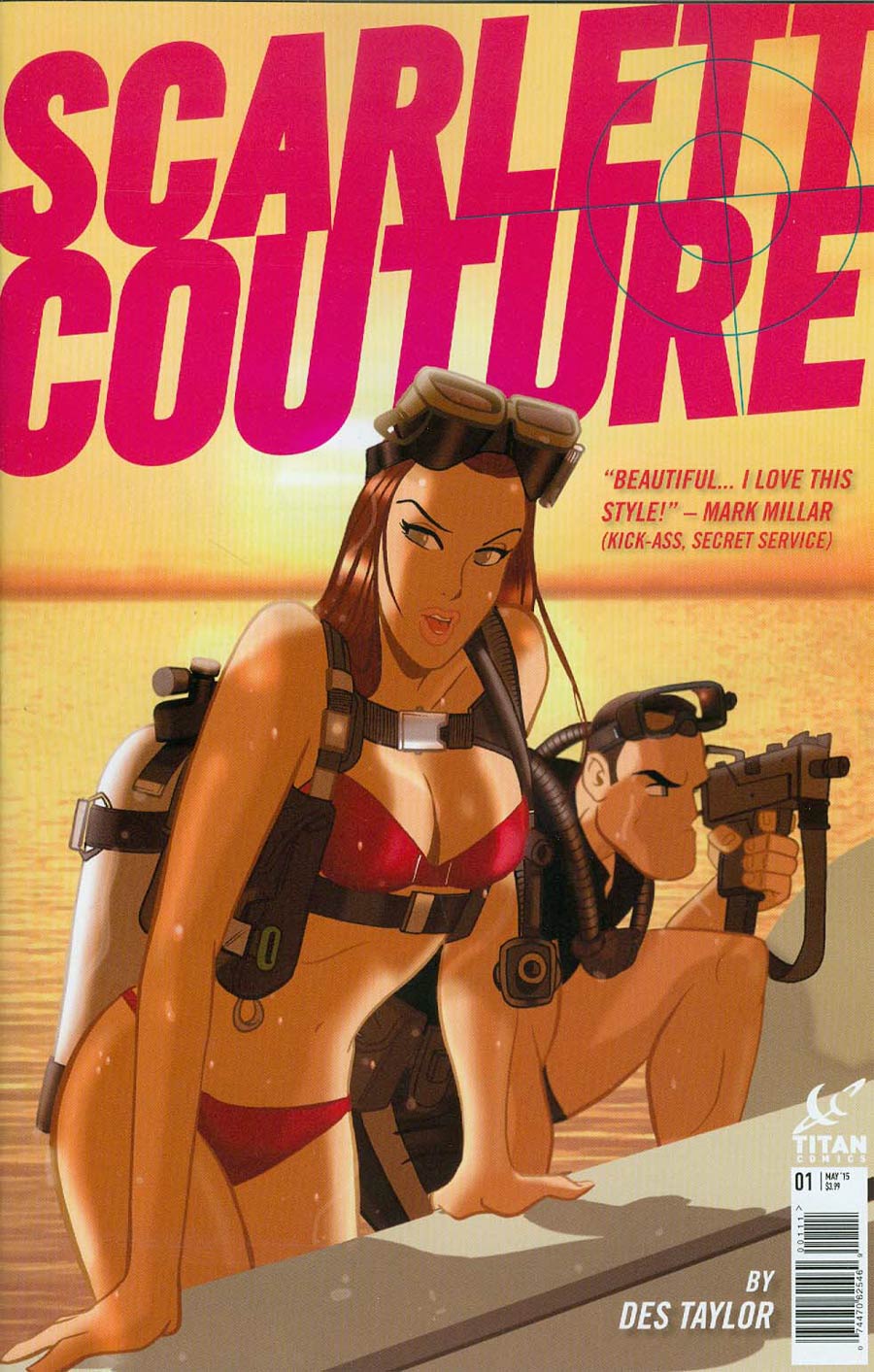 Scarlett Couture #1 Cover A Regular Des Taylor Cover