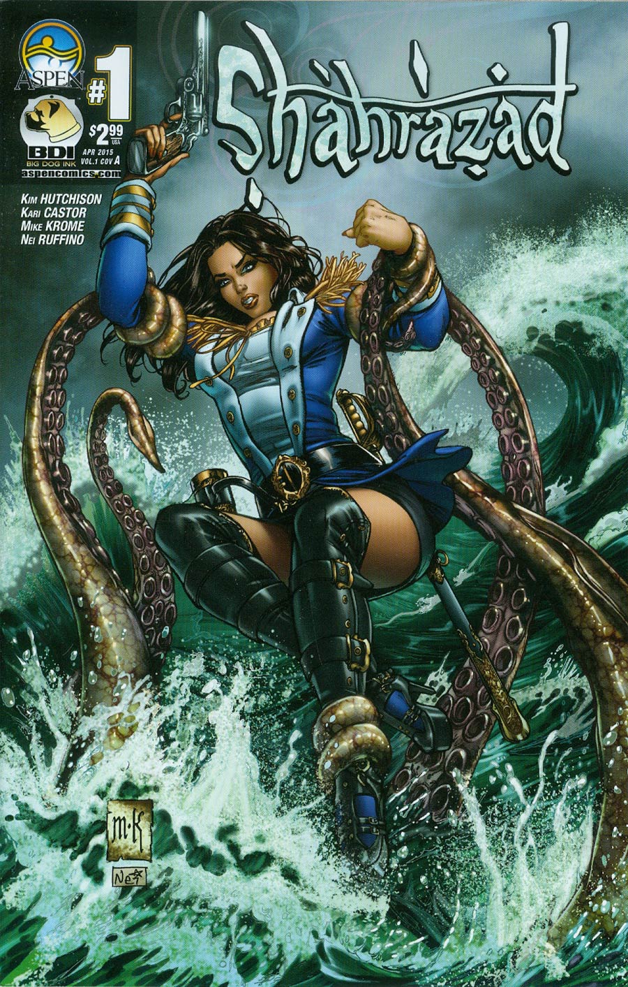 Shahrazad Vol 2 #1 Cover A Regular Mike Krome Cover