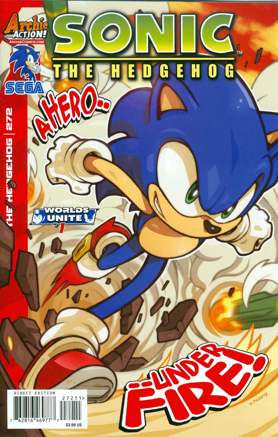 Sonic The Hedgehog Vol 2 #272 Cover A Regular Edwin Huang Cover