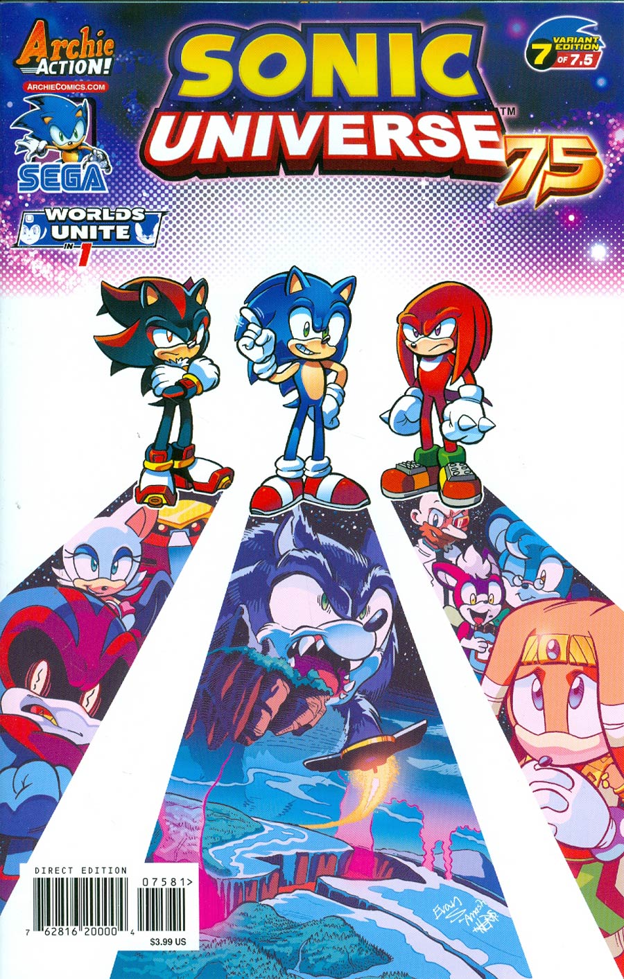 Sonic Universe #75 Cover H Variant Evan Stanley Cover