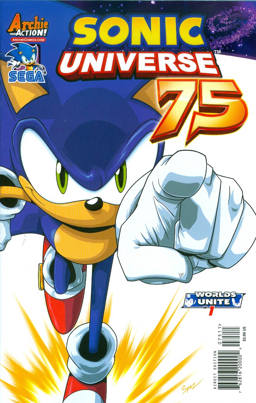 Sonic Universe #75 Cover A Regular Patrick Spaz Spaziante Cover