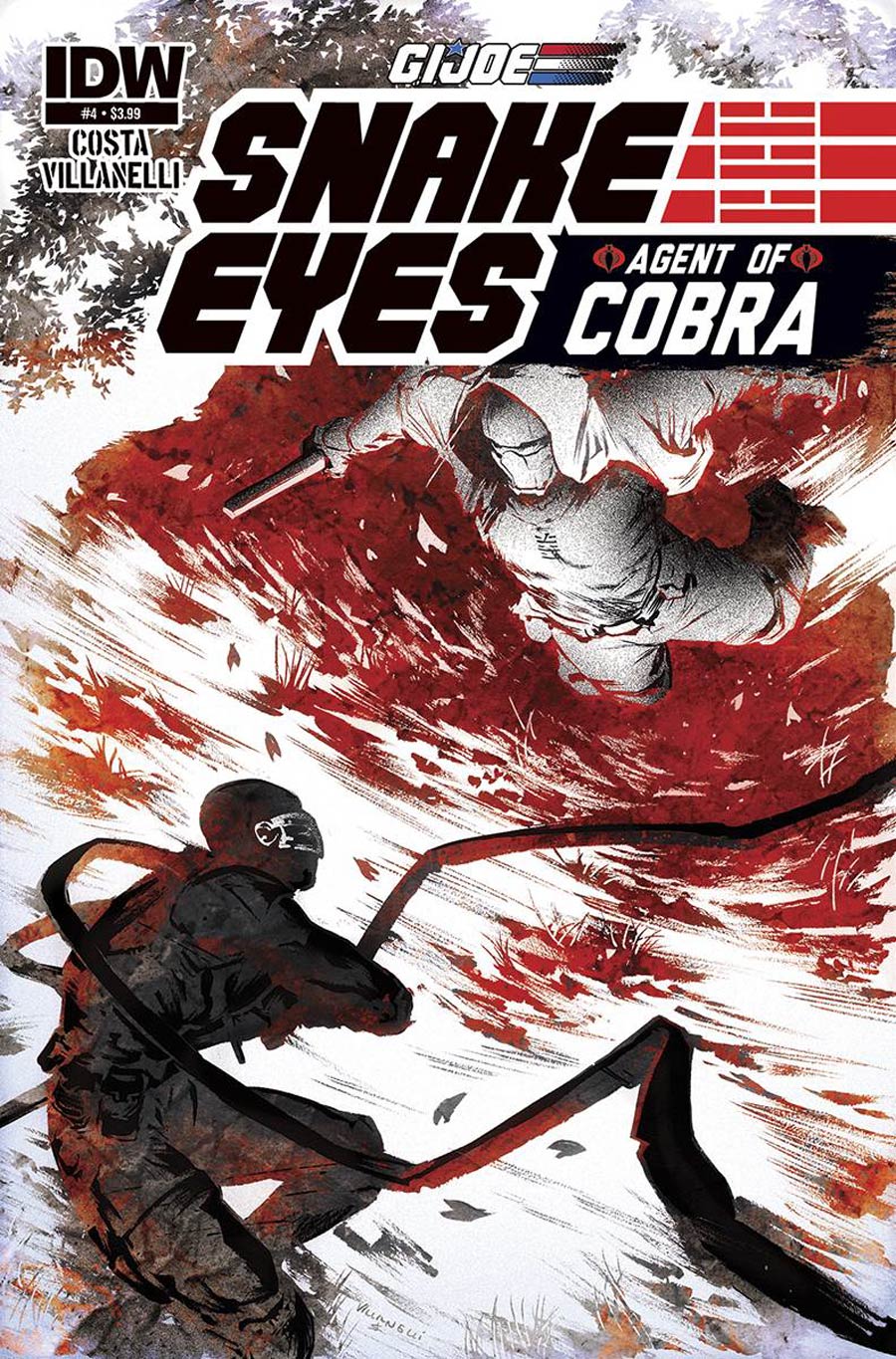 GI Joe Snake Eyes Agent Of Cobra #4 Cover A Regular Paolo Villanelli Cover