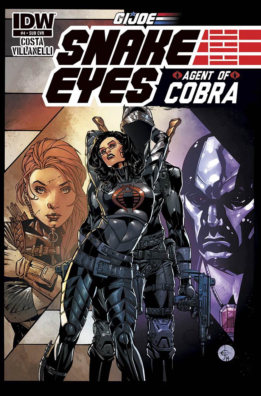 GI Joe Snake Eyes Agent Of Cobra #4 Cover B Variant Drew Johnson Subscription Cover