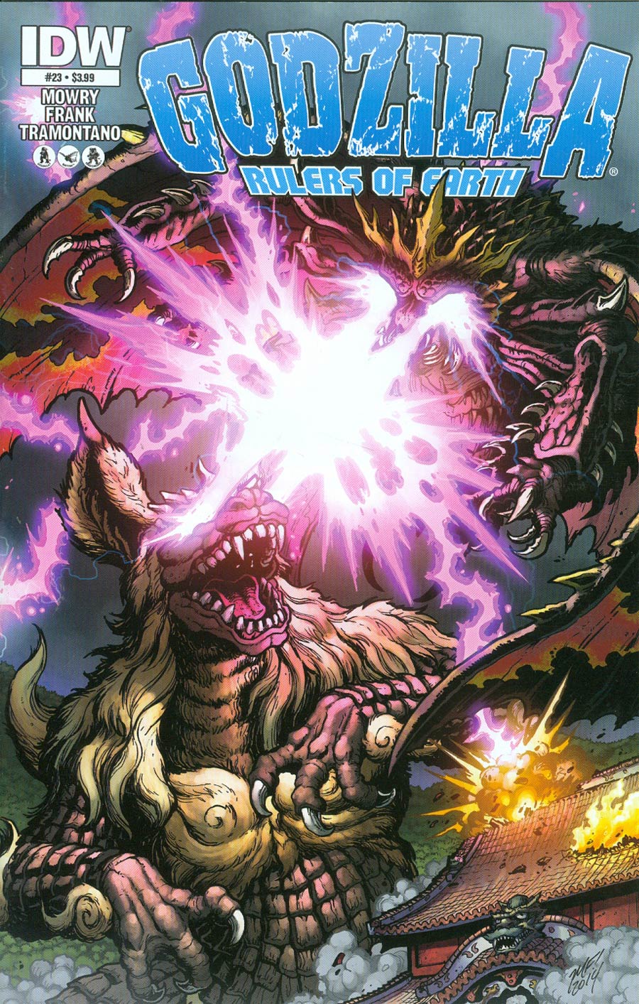 Godzilla Rulers Of The Earth #23 Cover A Regular Matt Frank Cover
