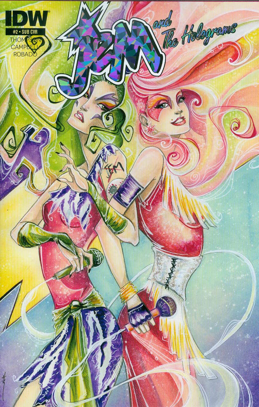 Jem And The Holograms #2 Cover F Variant Sara Richards Subscription Cover