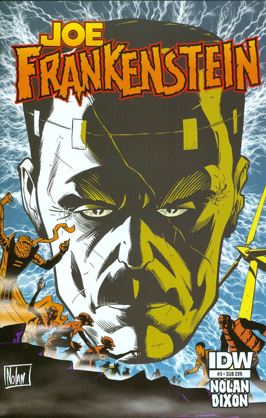 Joe Frankenstein #3 Cover B Variant Graham Nolan Subscription Cover