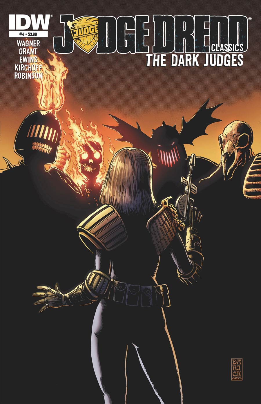 Judge Dredd Classics Dark Judges #4 Cover A Regular Darick Robertson Cover