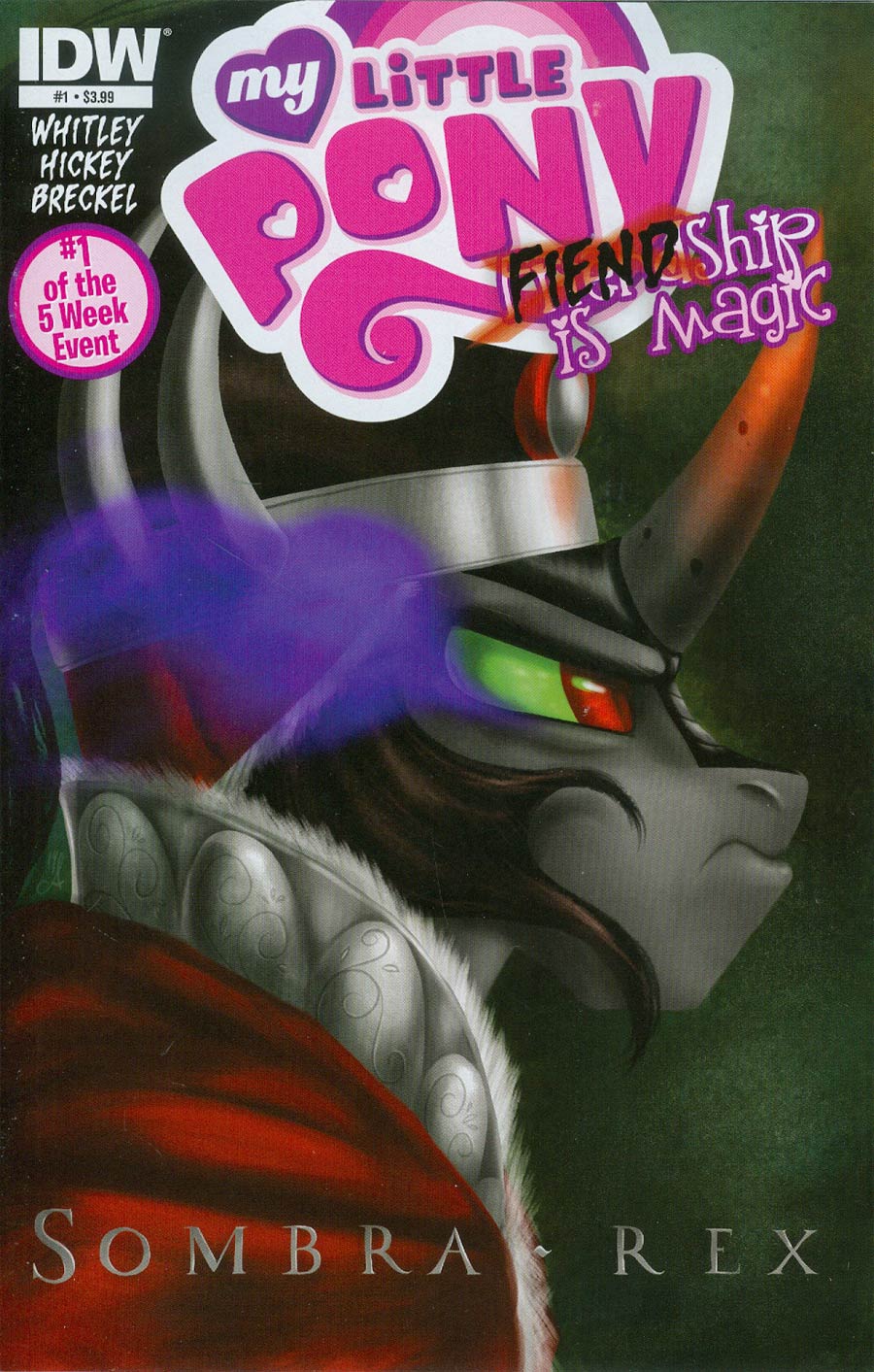 My Little Pony Fiendship Is Magic #1 Sombra Cover A Regular Amy Mebberson Cover
