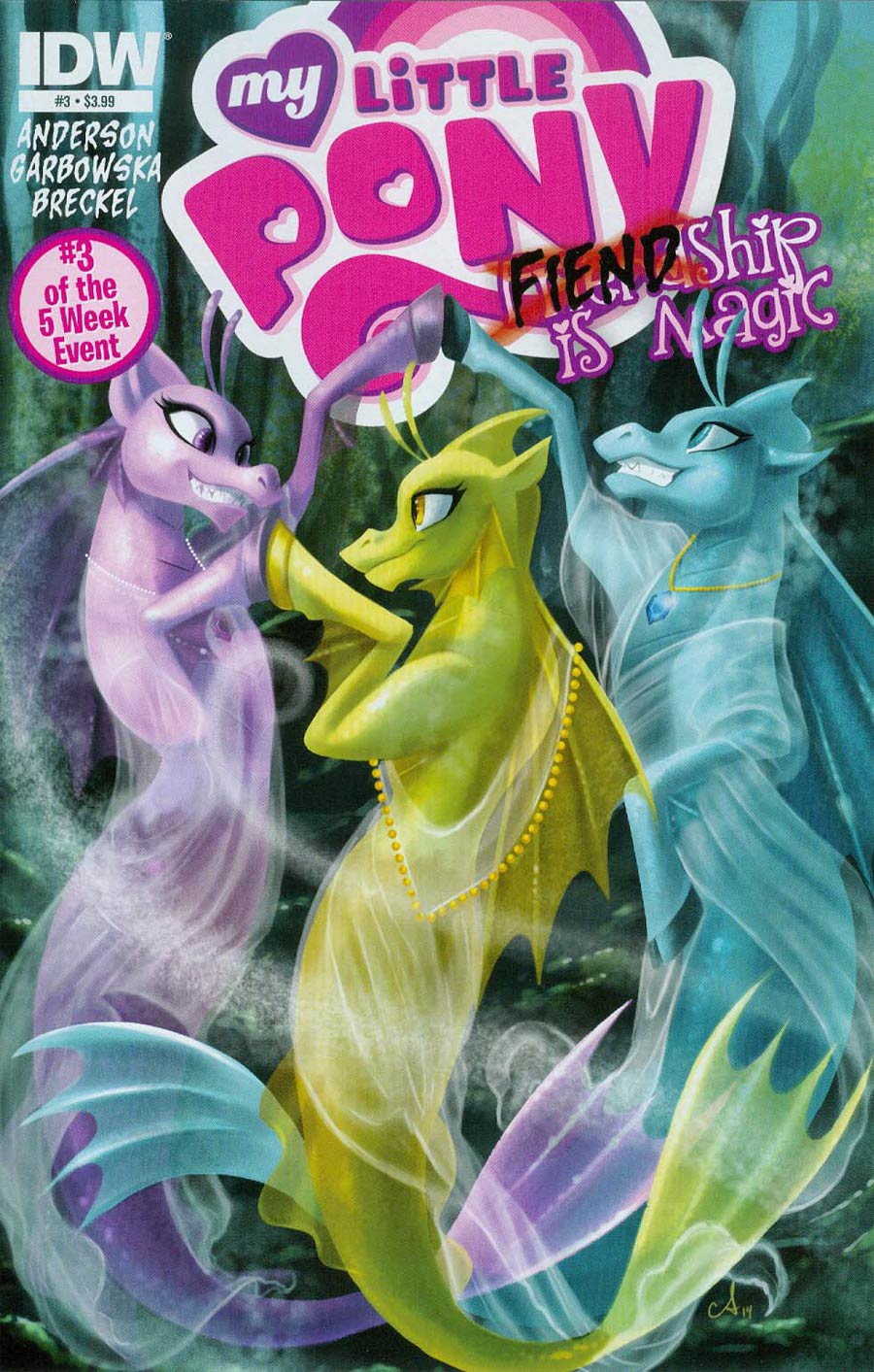 My Little Pony Fiendship Is Magic #3 Sirens Cover A Regular Amy Mebberson Cover