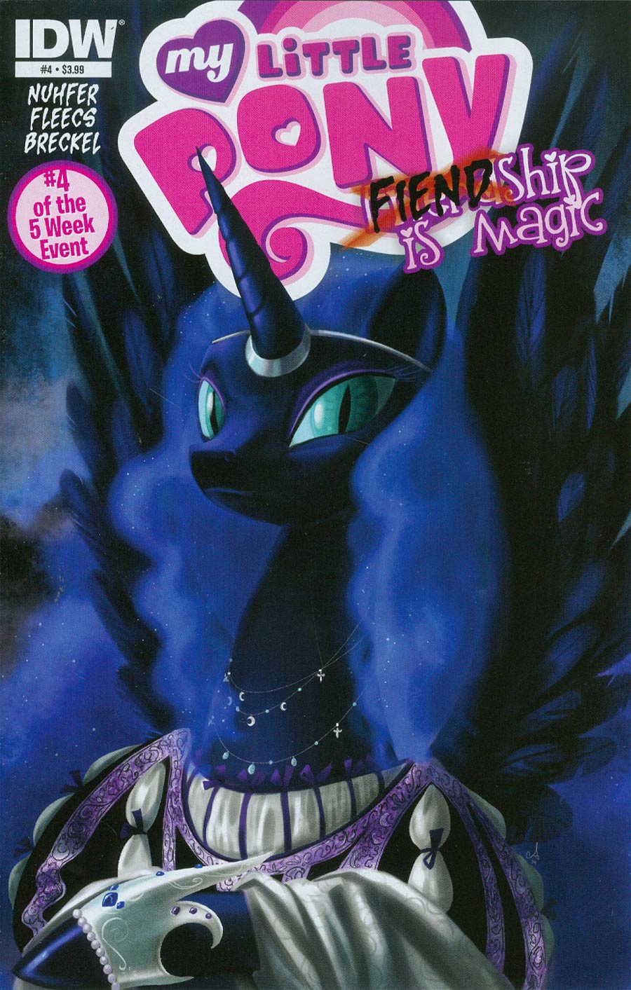 My Little Pony Fiendship Is Magic #4 Nightmare Moon Cover A Regular Amy Mebberson Cover