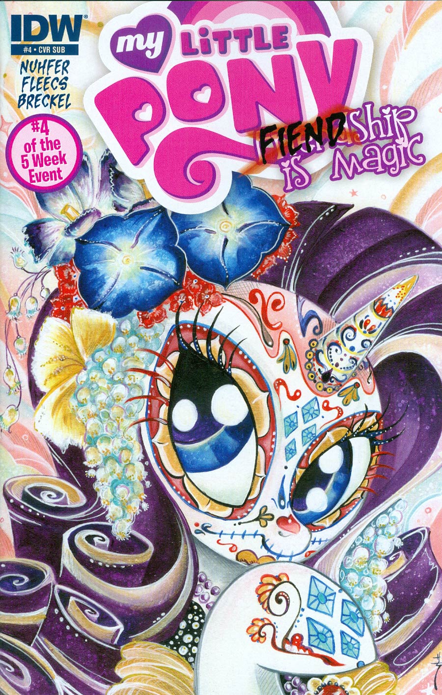 My Little Pony Fiendship Is Magic #4 Nightmare Moon Cover B Variant Sara Richard Subscription Cover