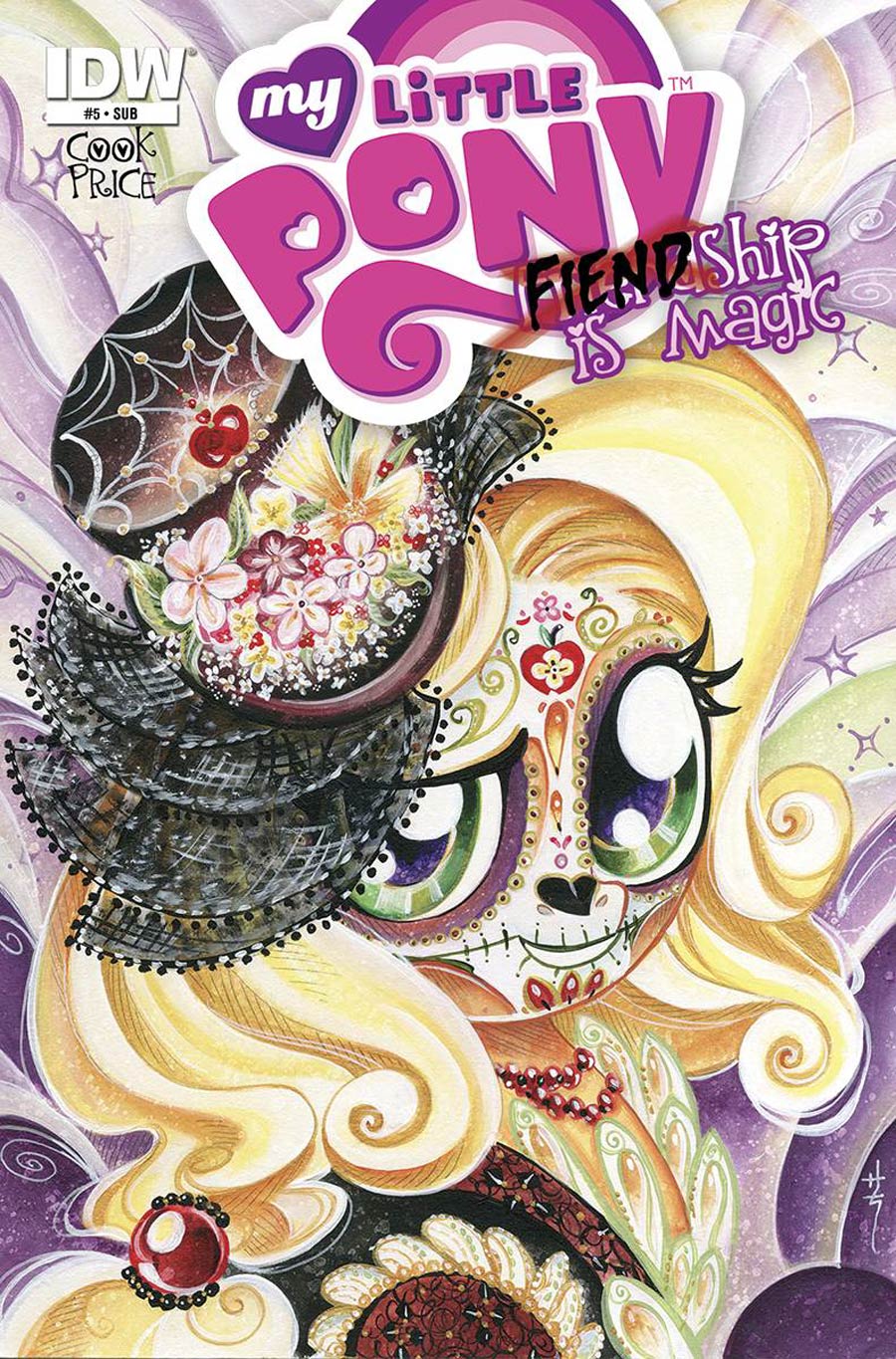 My Little Pony Fiendship Is Magic #5 Queen Chrysalis Cover B Variant Sara Richard Subscription Cover