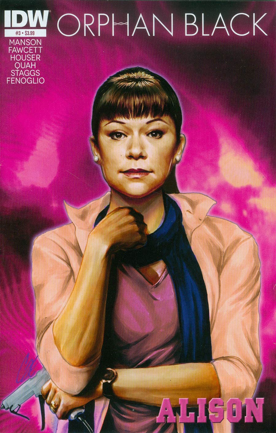 Orphan Black #3 Cover A Regular Cat Staggs Cover