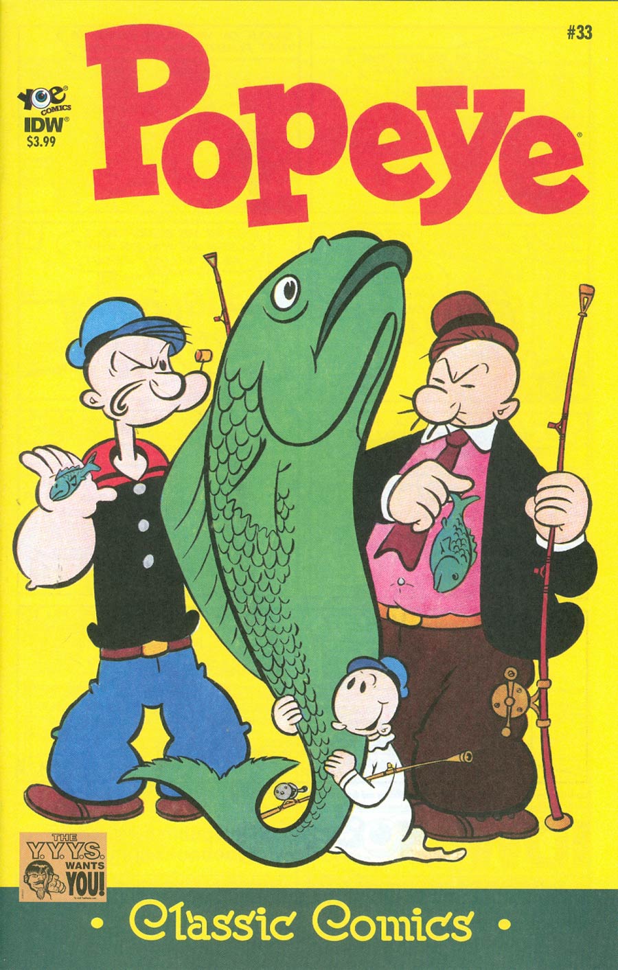 Classic Popeye #33 Cover A Regular Bud Sagendorf Cover