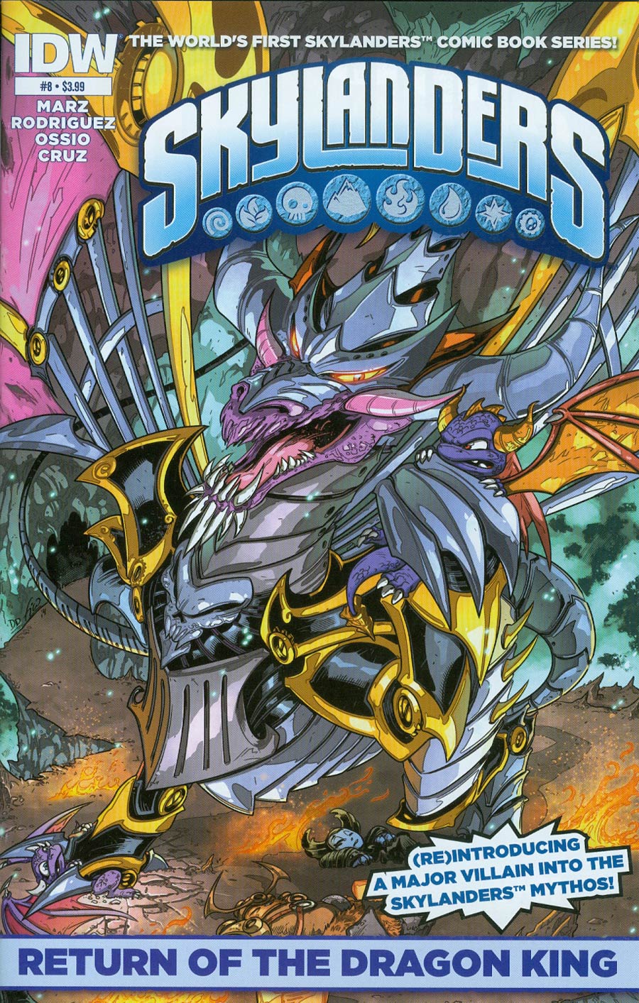 Skylanders #8 Cover A Regular Fico Ossio Cover