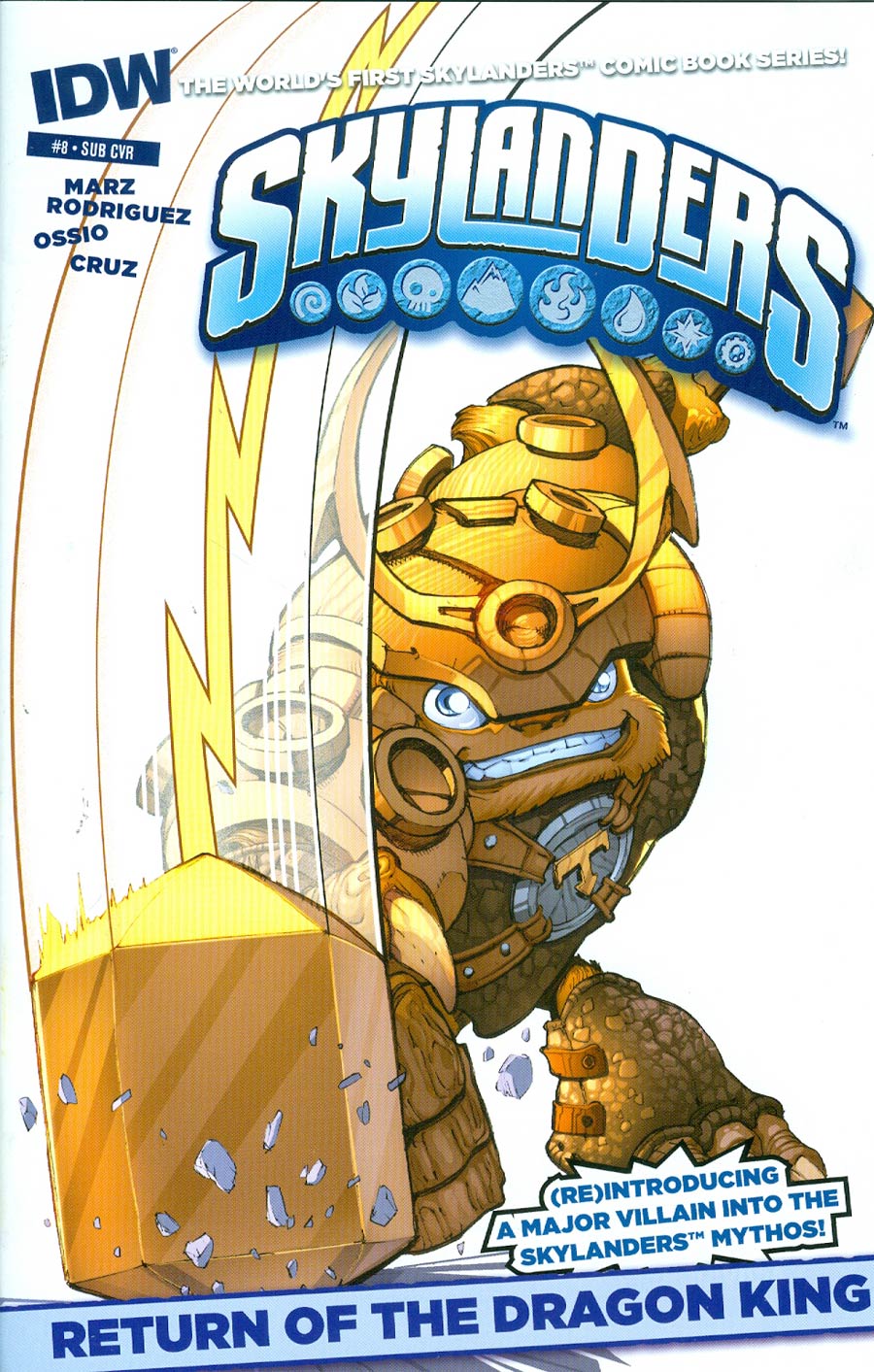 Skylanders #8 Cover B Variant Mike Bowden Subscription Cover