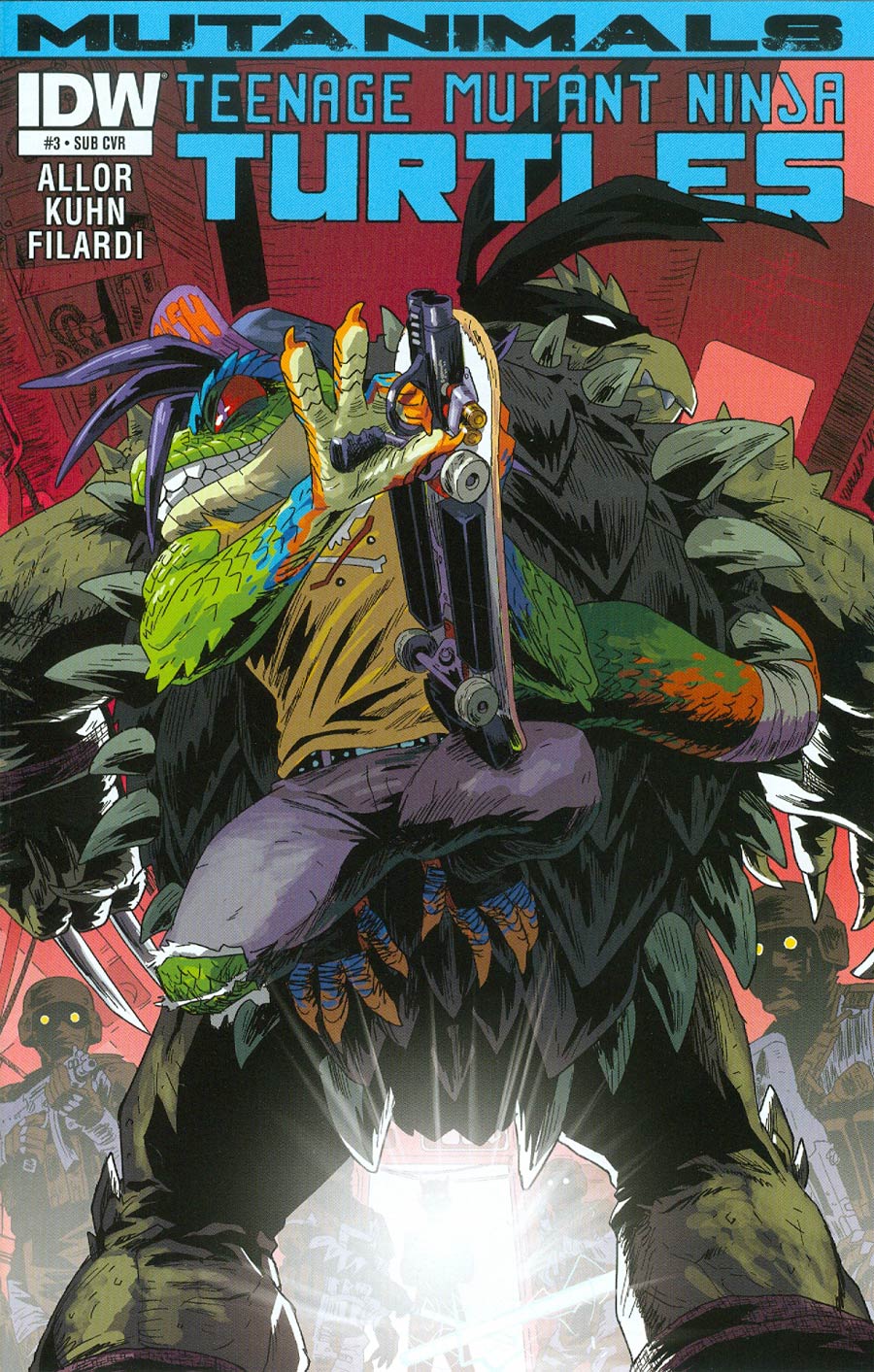 Teenage Mutant Ninja Turtles Mutanimals #3 Cover B Variant Ben Bates Subscription Cover