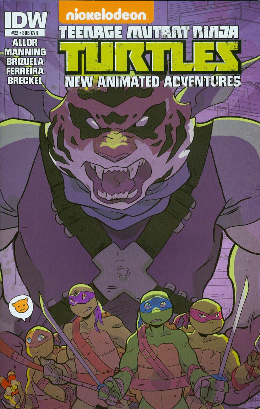 Teenage Mutant Ninja Turtles New Animated Adventures #22 Cover B Variant Meaghan Carter Subscription Cover