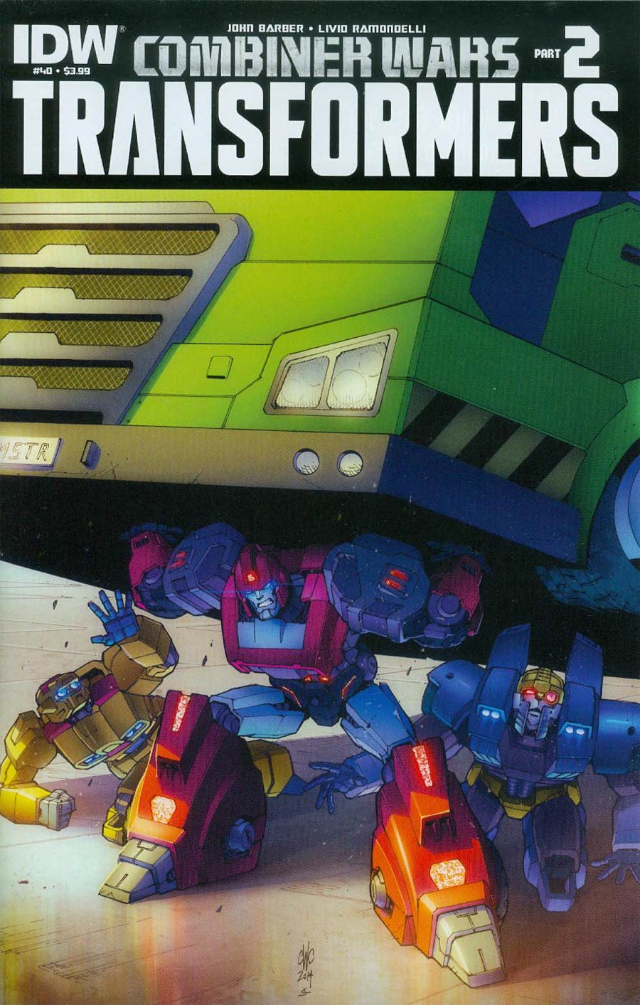 Transformers Vol 3 #40 Cover A Regular Casey W Coller Cover (Combiner Wars Part 2)